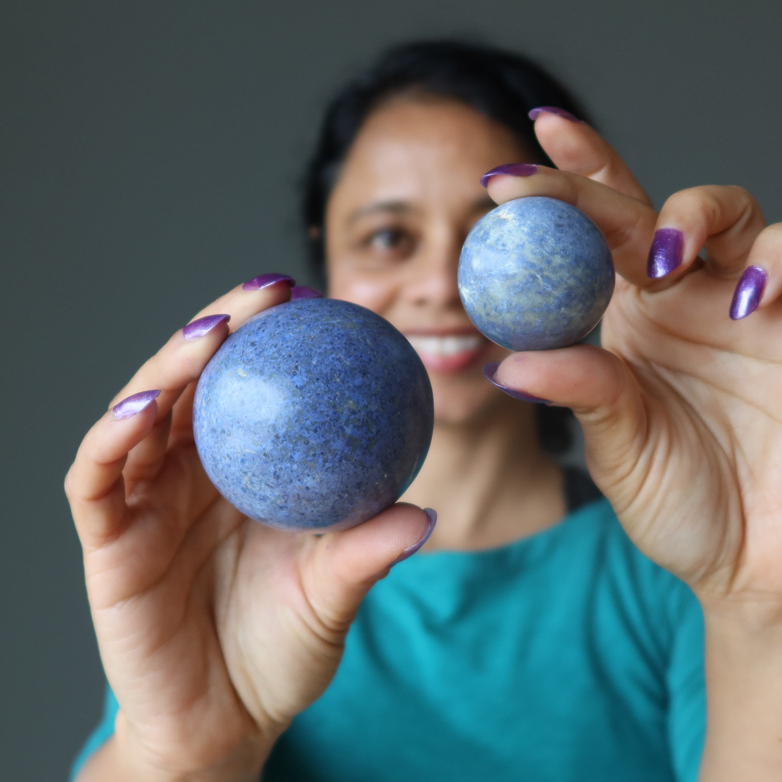 Dumortierite Sphere Blue Can-Do Crystal Ball