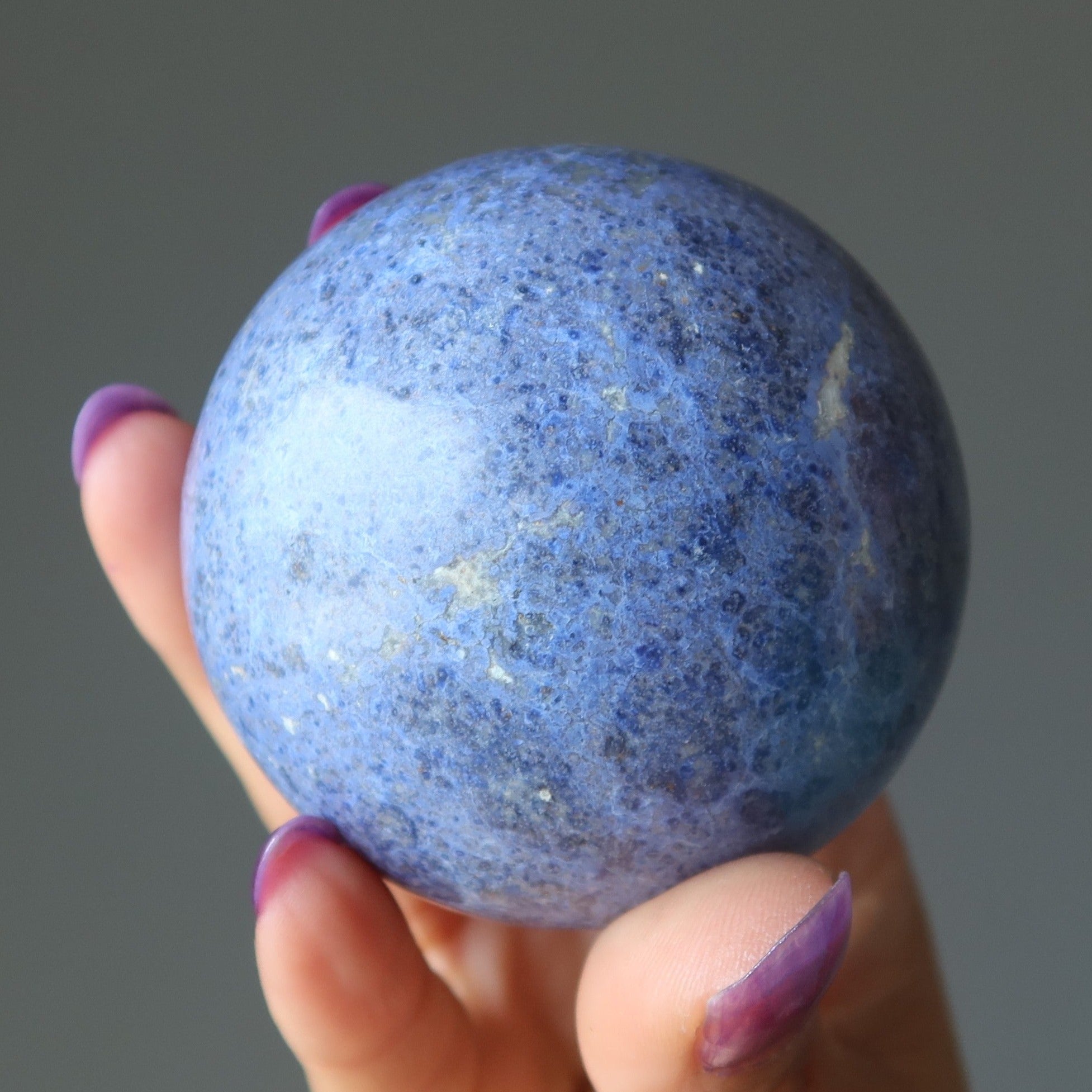 Dumortierite Sphere Blue Can-Do Crystal Ball