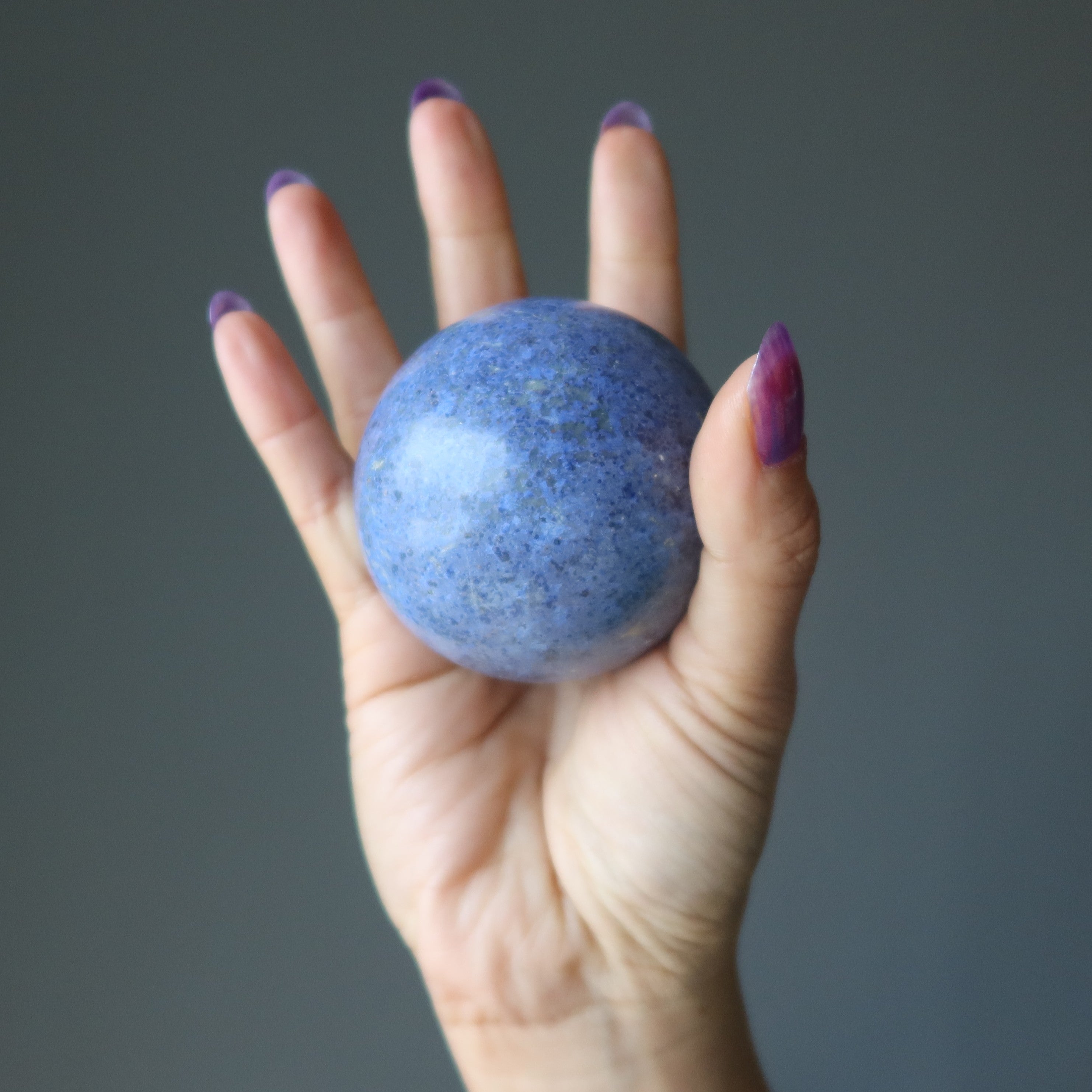 Dumortierite Sphere Blue Can-Do Crystal Ball