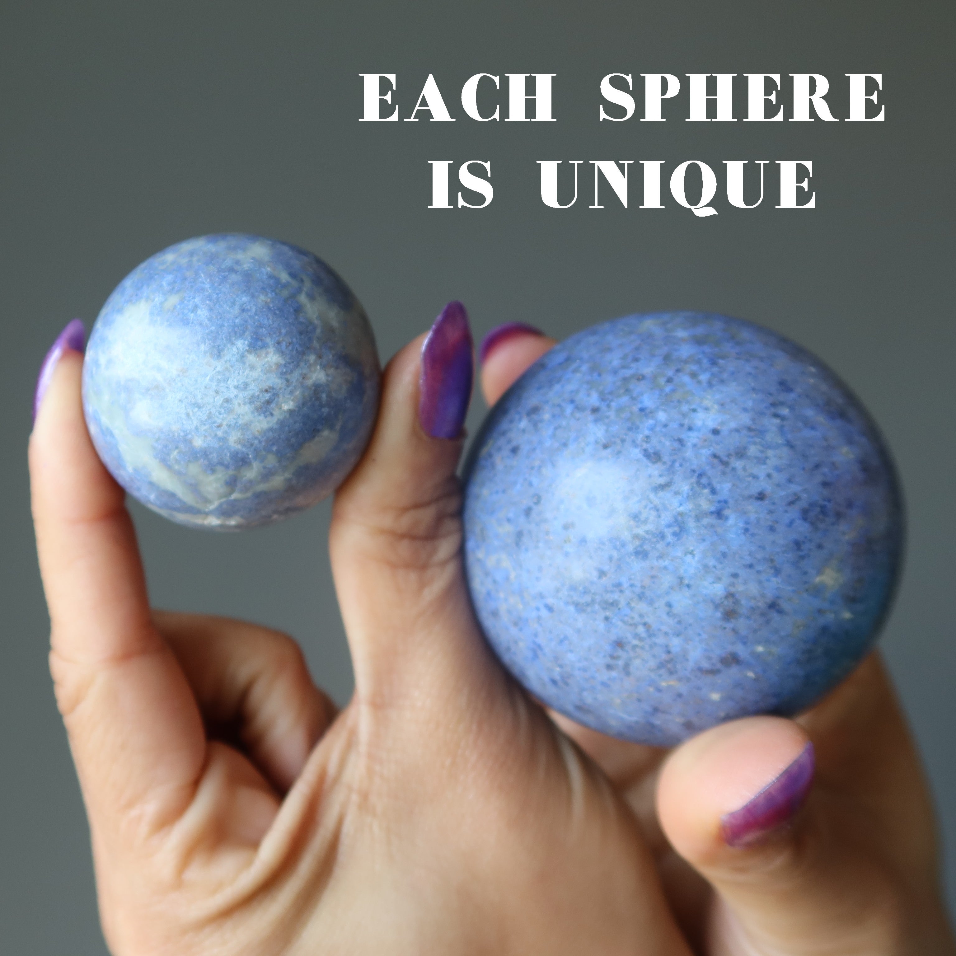 Dumortierite Sphere Blue Can-Do Crystal Ball