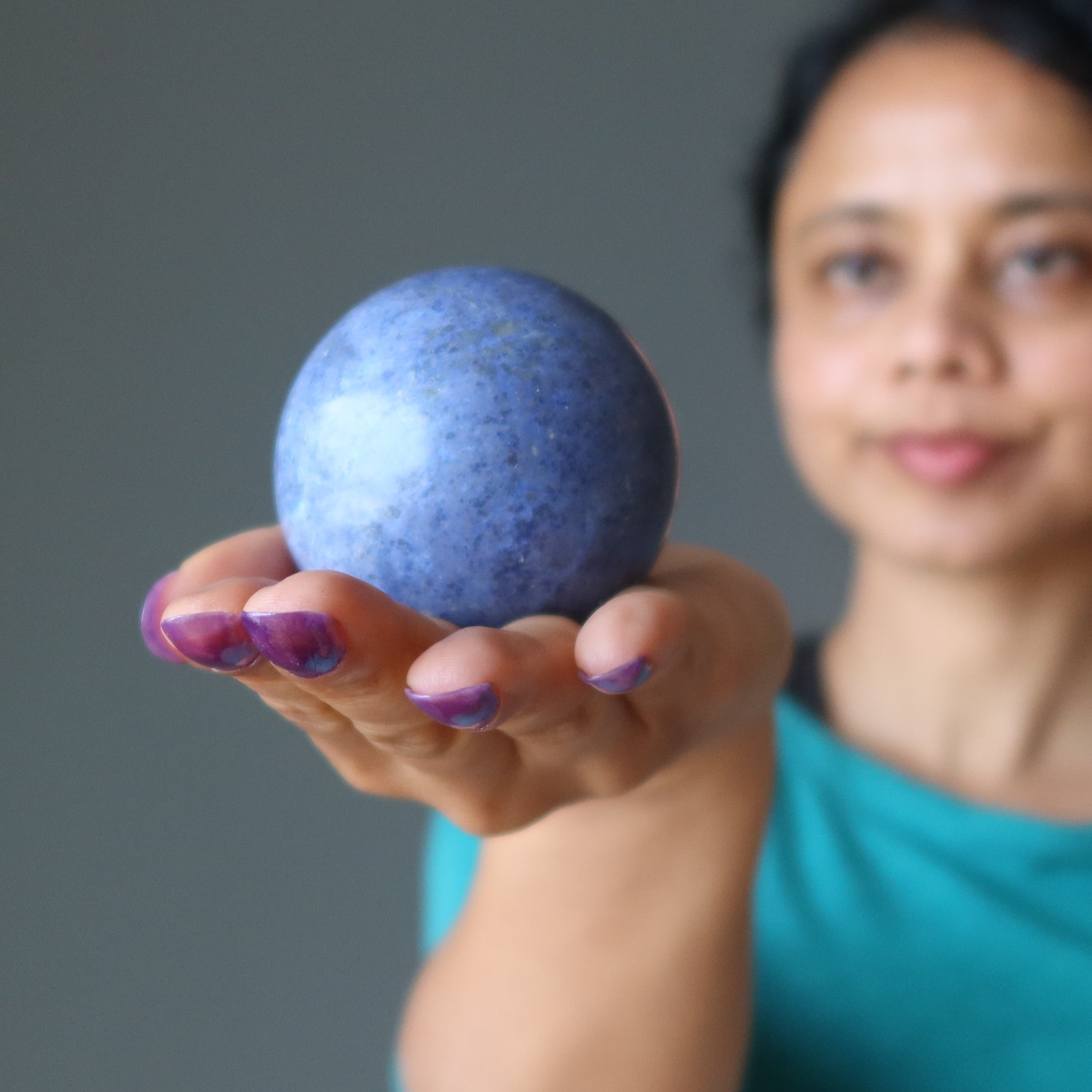 Dumortierite Sphere Blue Can-Do Crystal Ball