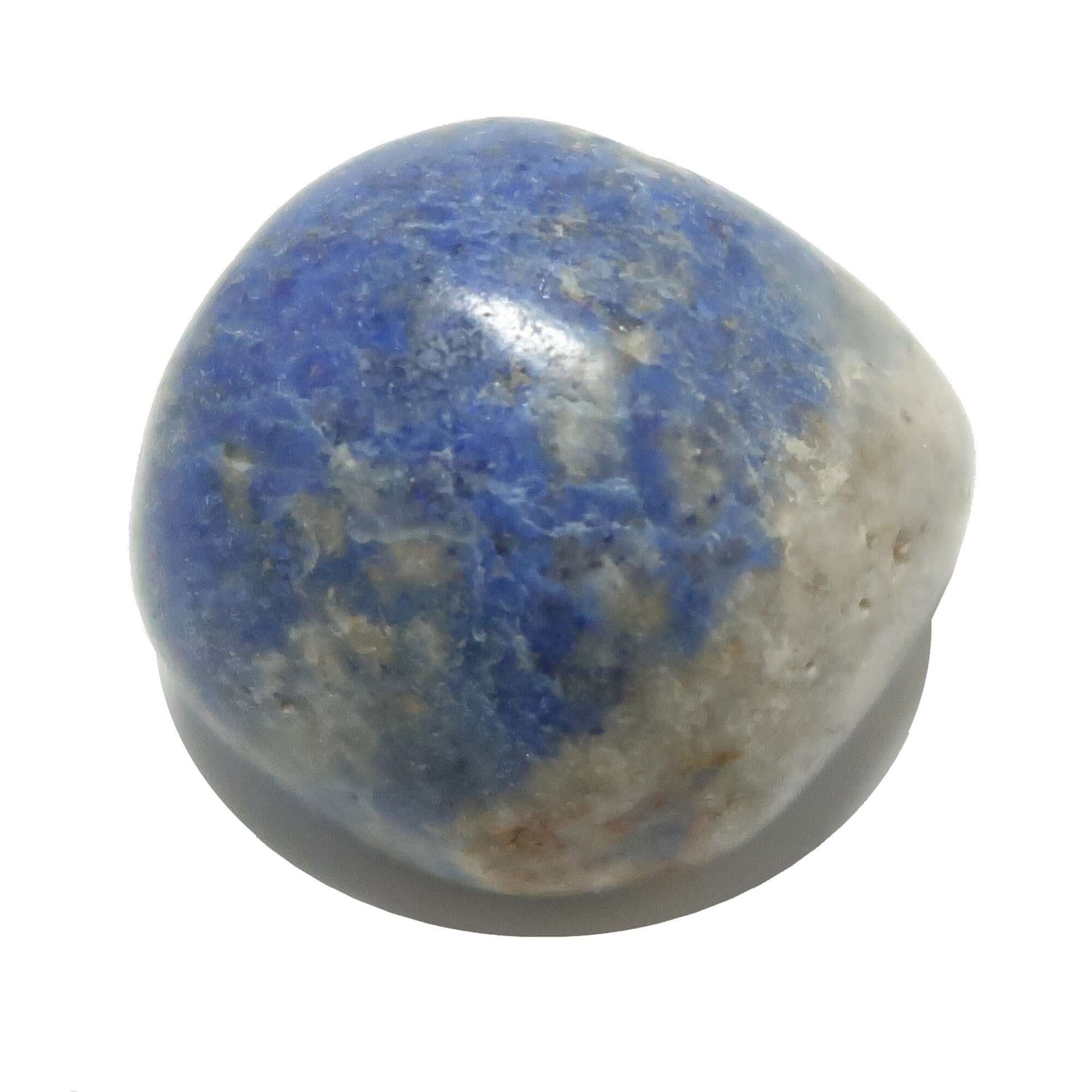 Dumortiérite Pierre Roulée Voyant Droit Bleu