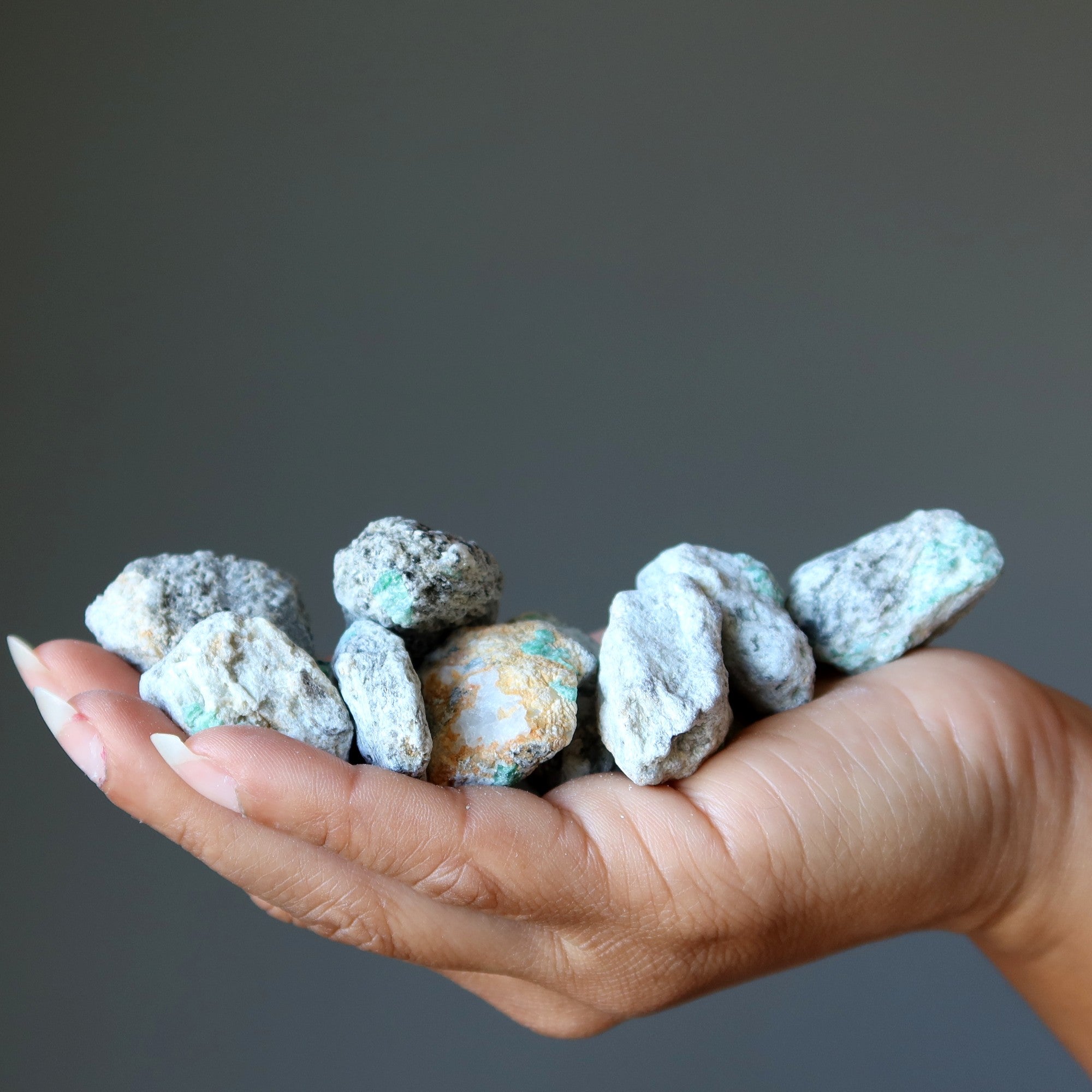 Lot de 12 rituels d'abondance en grappe d'émeraudes