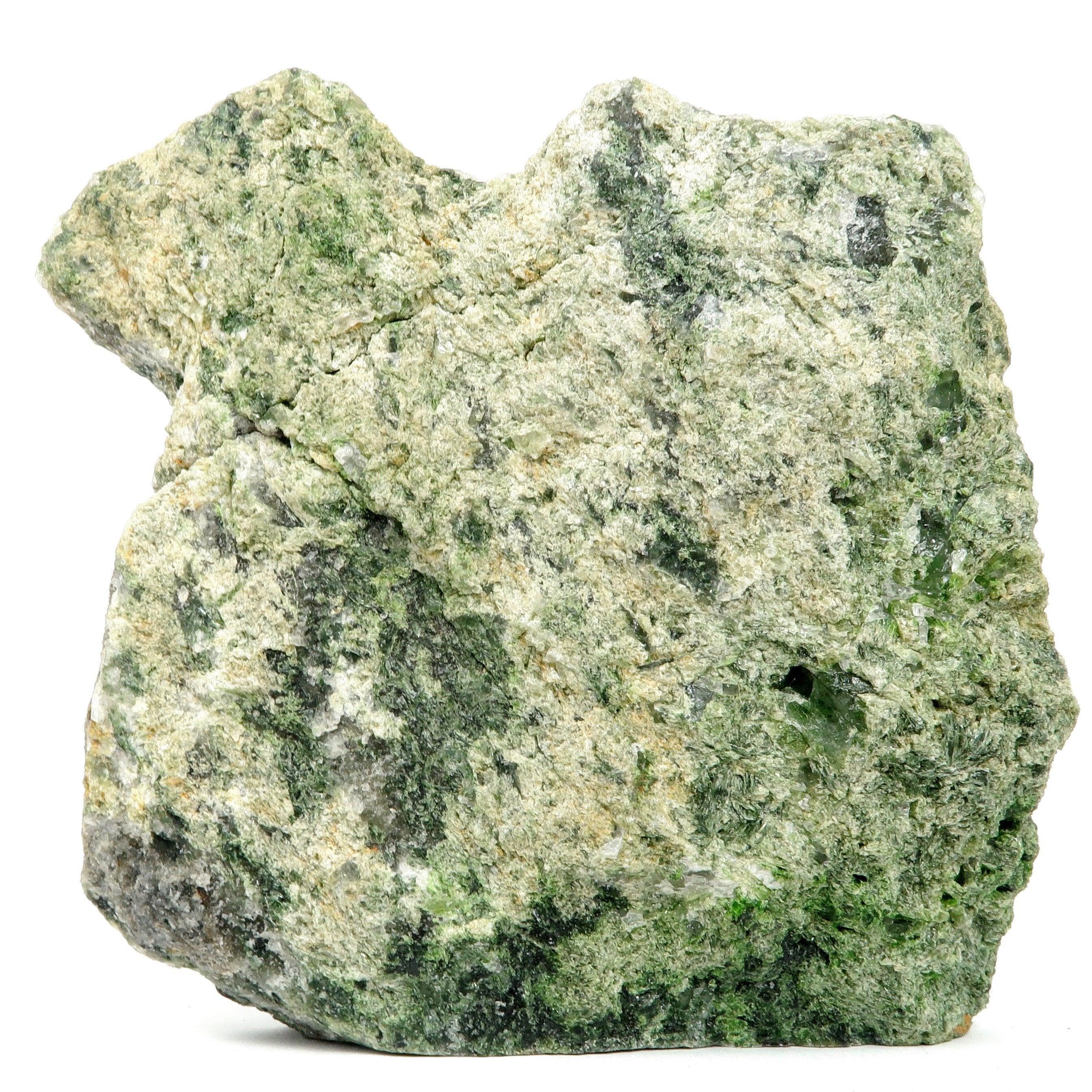 Epidote Raw Gemstone Mineral Wall of Wealth Money Standing Stone