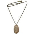 Golden Zebra Moonstone Necklace Savannah in the Sky