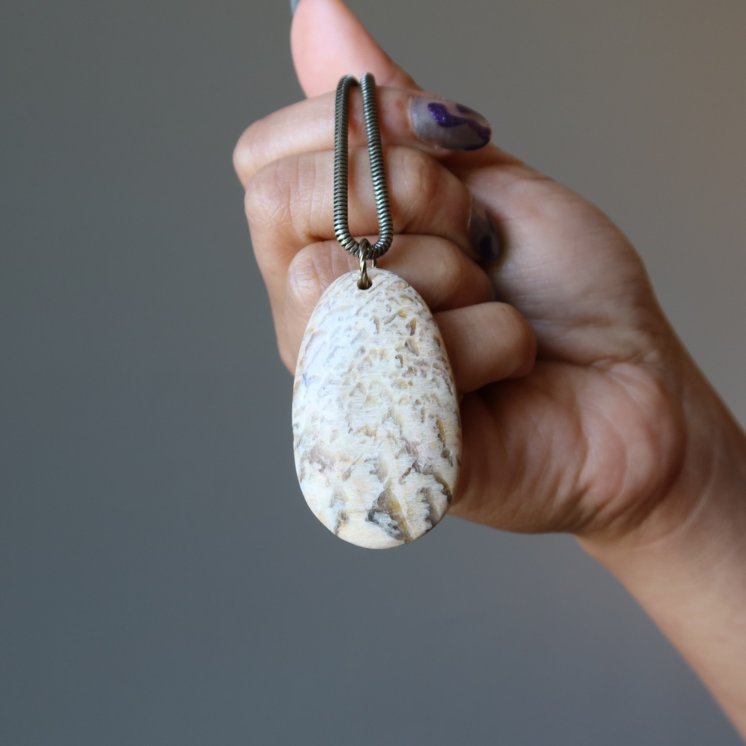 Golden Zebra Moonstone Necklace Savannah in the Sky