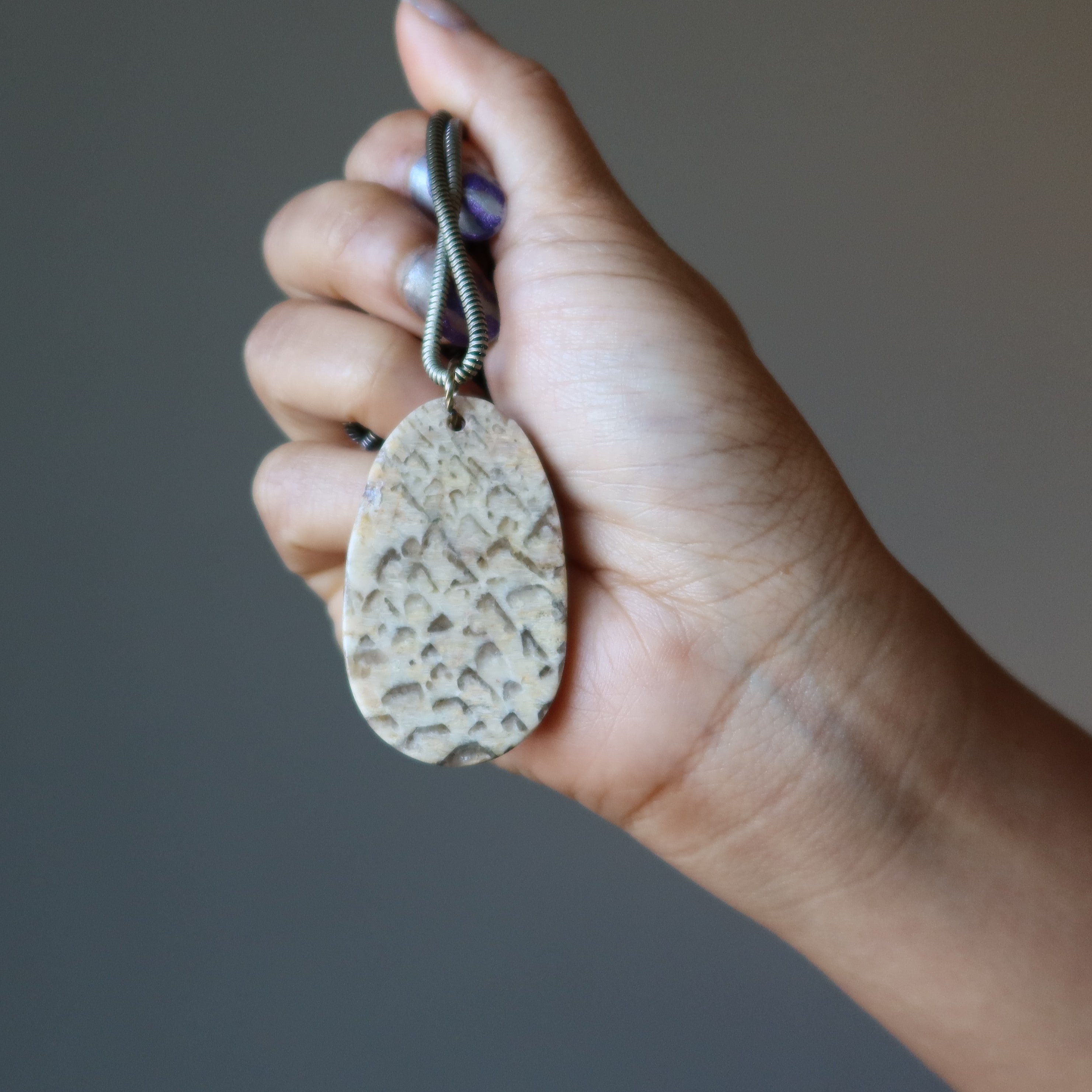 Golden Zebra Moonstone Necklace Savannah in the Sky