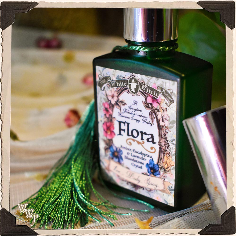 FLORA Körperspray. 30 ml. Heilende Frühlingsmischung für weibliche Energie