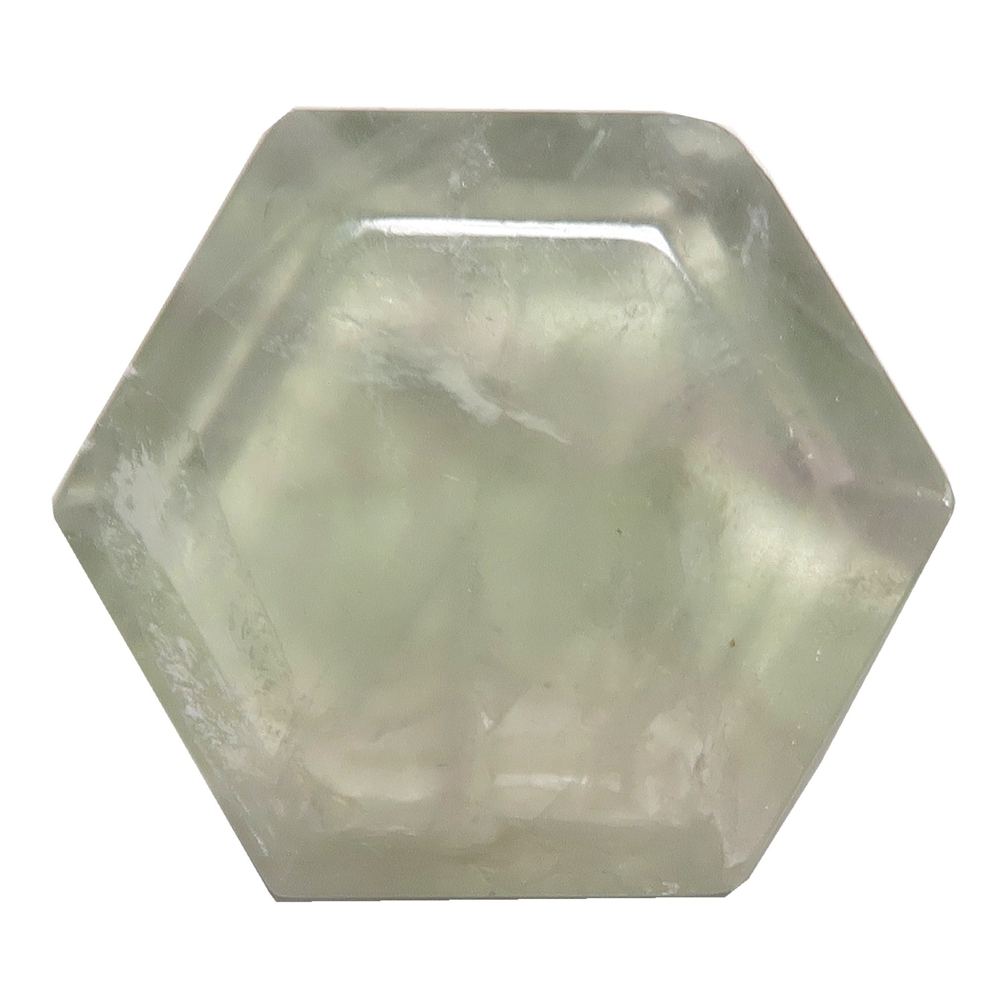 Fluorite Grid Crystal Hexagon for Spiritual Layout