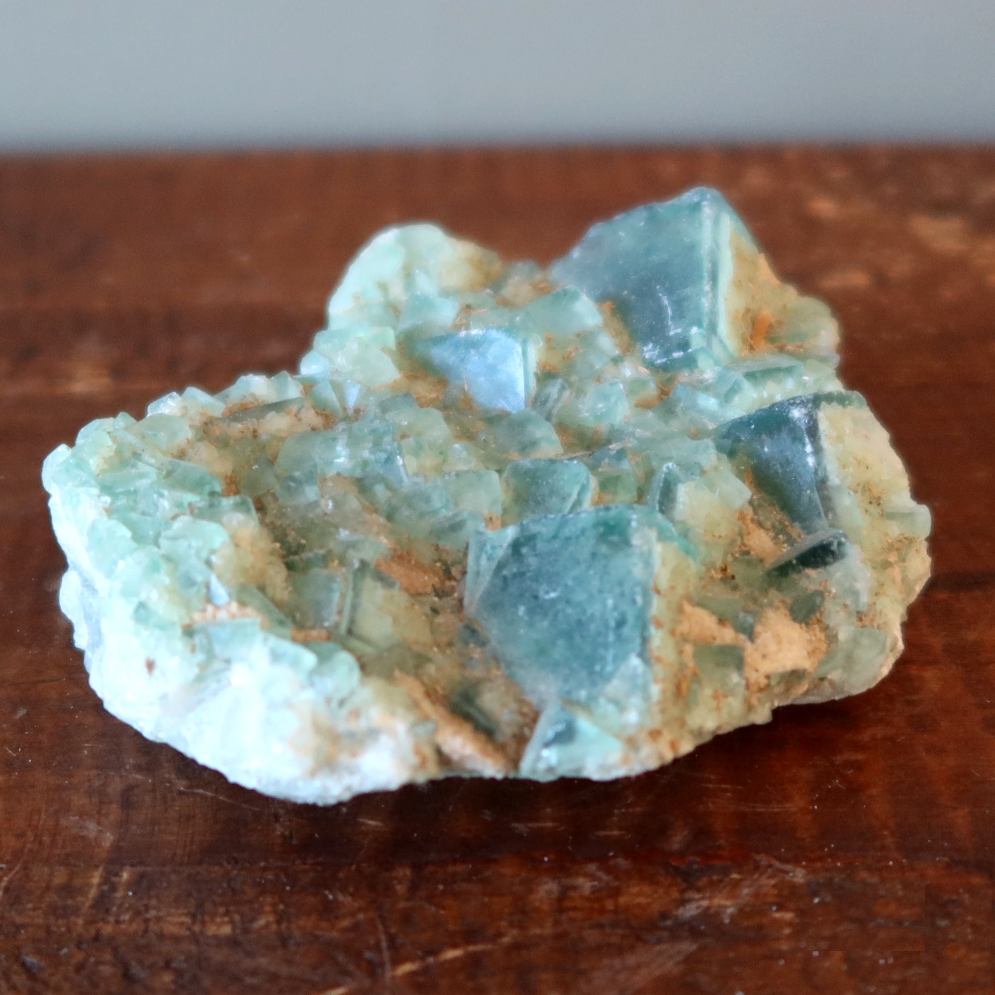 Fluorite Cluster Green Genius Crystal Cubes 3.2 Inch