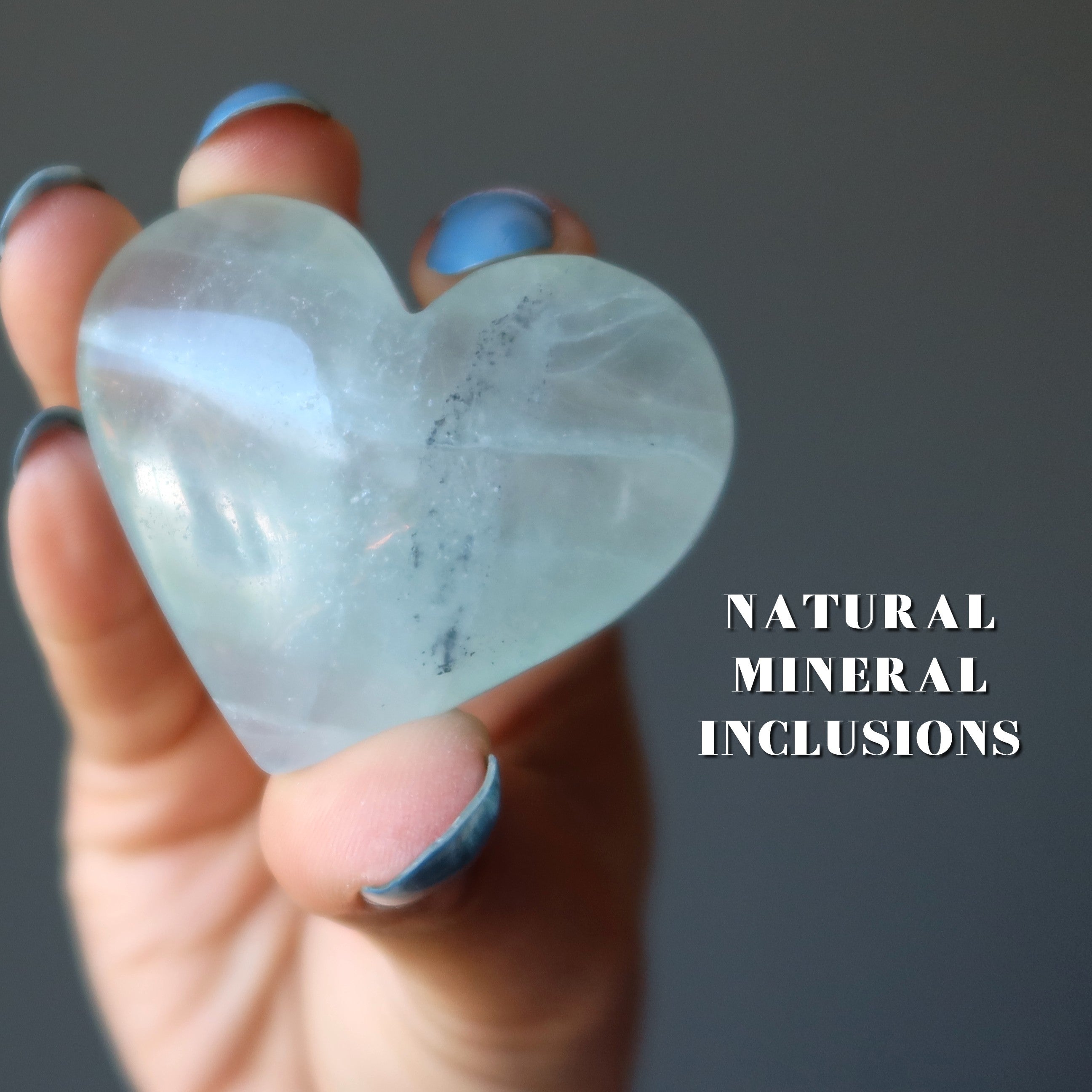 Cœur de Fluorite Vert Guru des Relations Amoureuses Pierre Précieuse