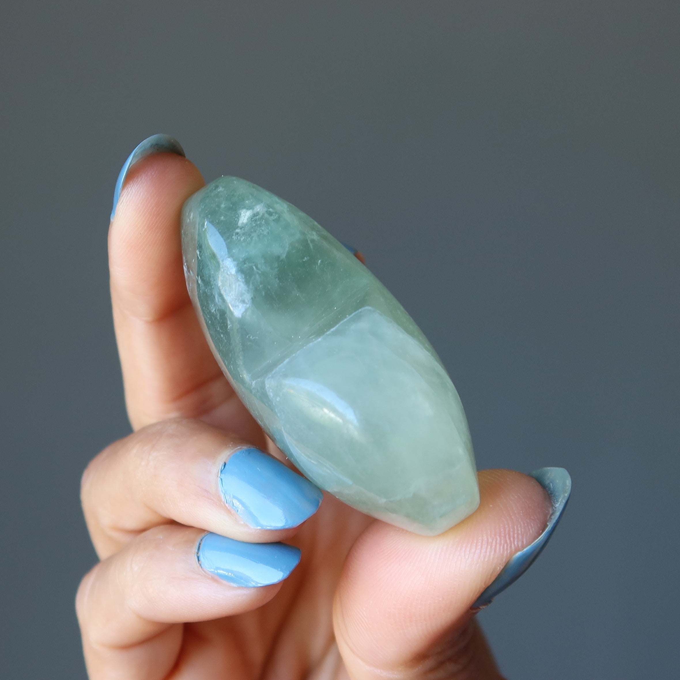 Cœur de Fluorite Vert Guru des Relations Amoureuses Pierre Précieuse