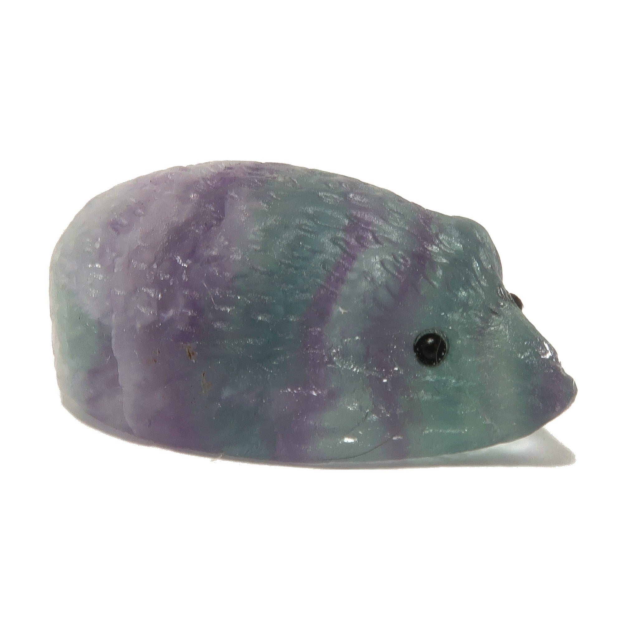 Fluorit Igel "Mein bester Freund" Regenbogen-Figur