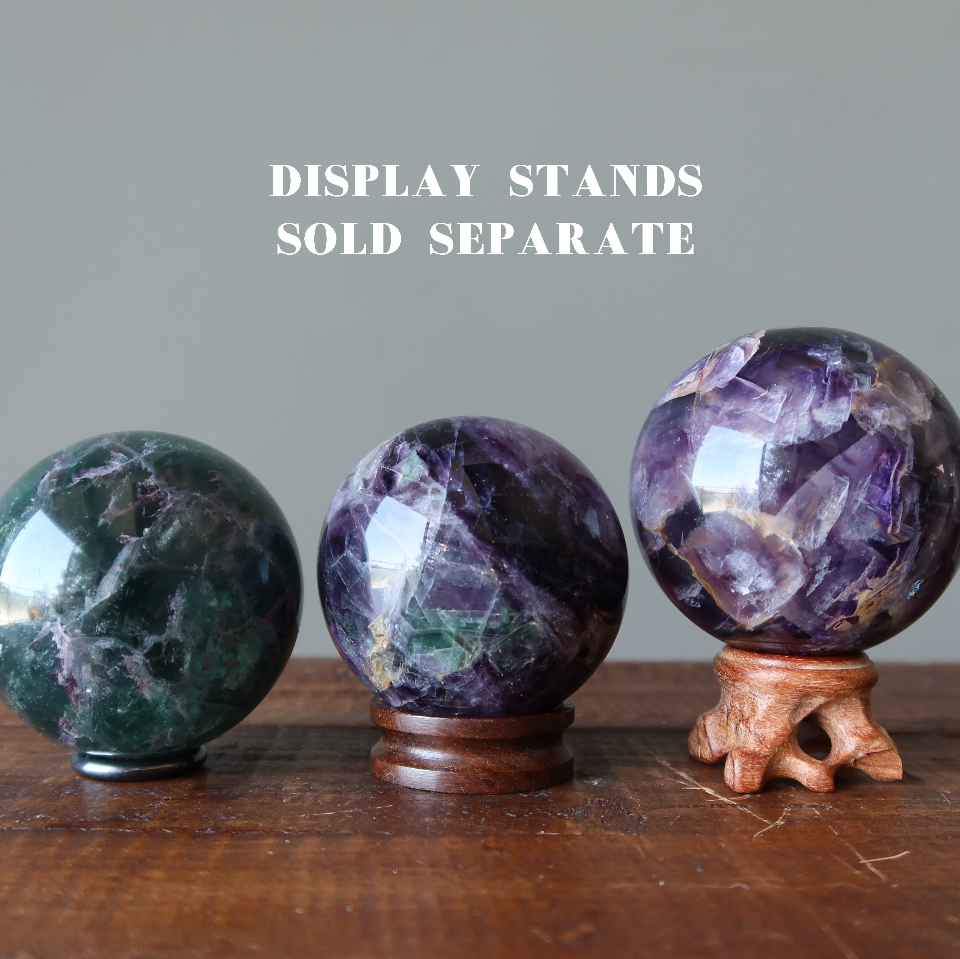 Fluorite Sphere Rainbow Focus Crystal Ball