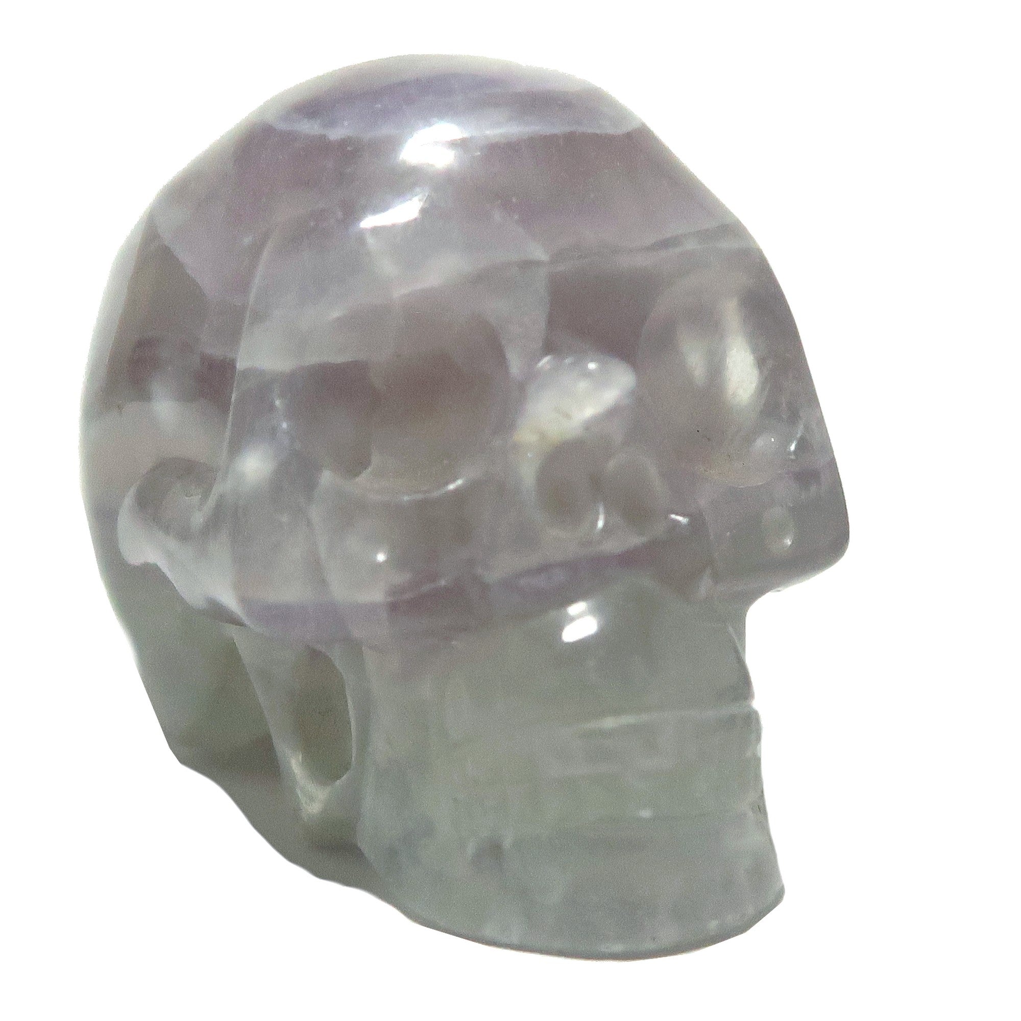 Fluorite Skull Lavender Spirit Catcher