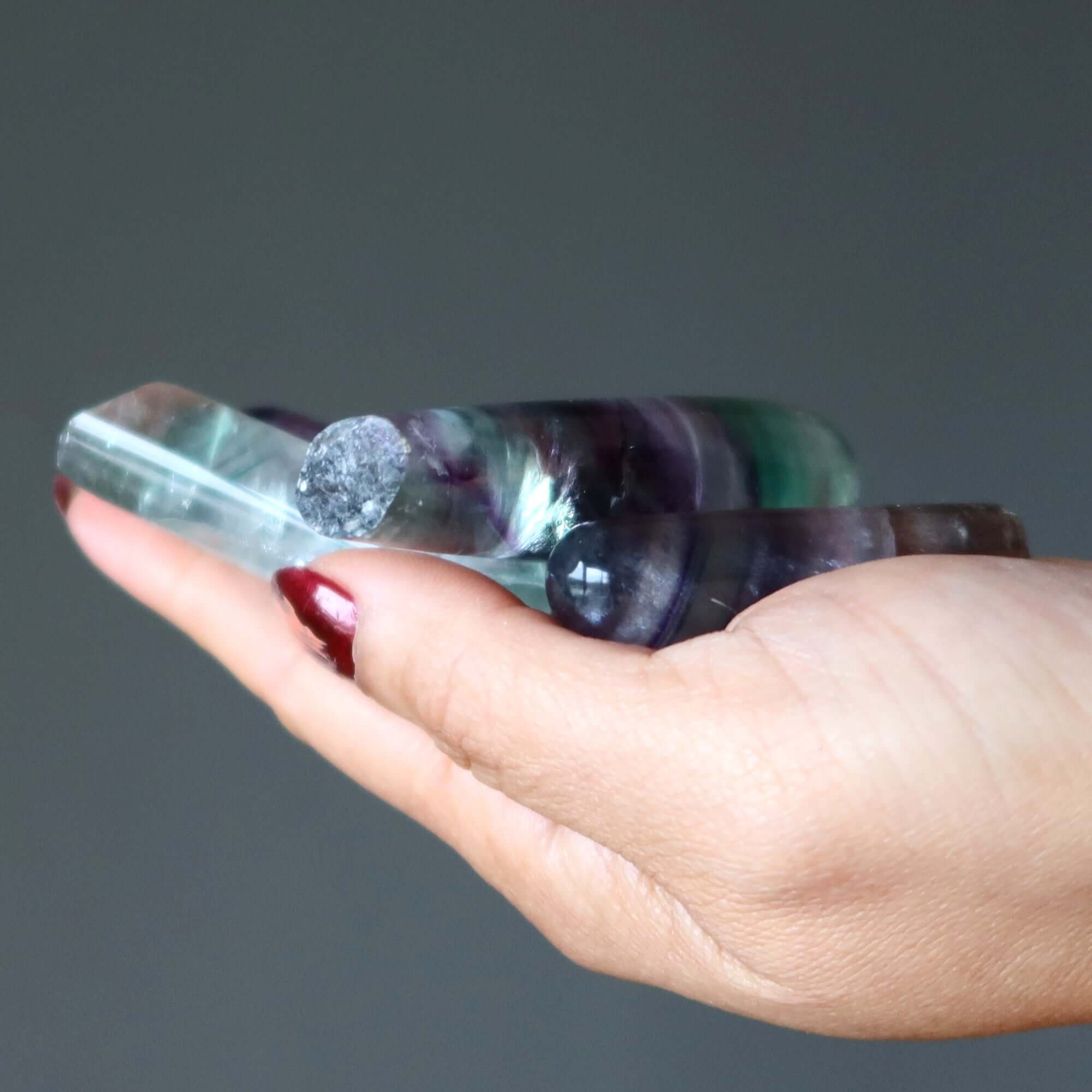 Baguette en fluorite – Set de baguettes – Guerriers blessés