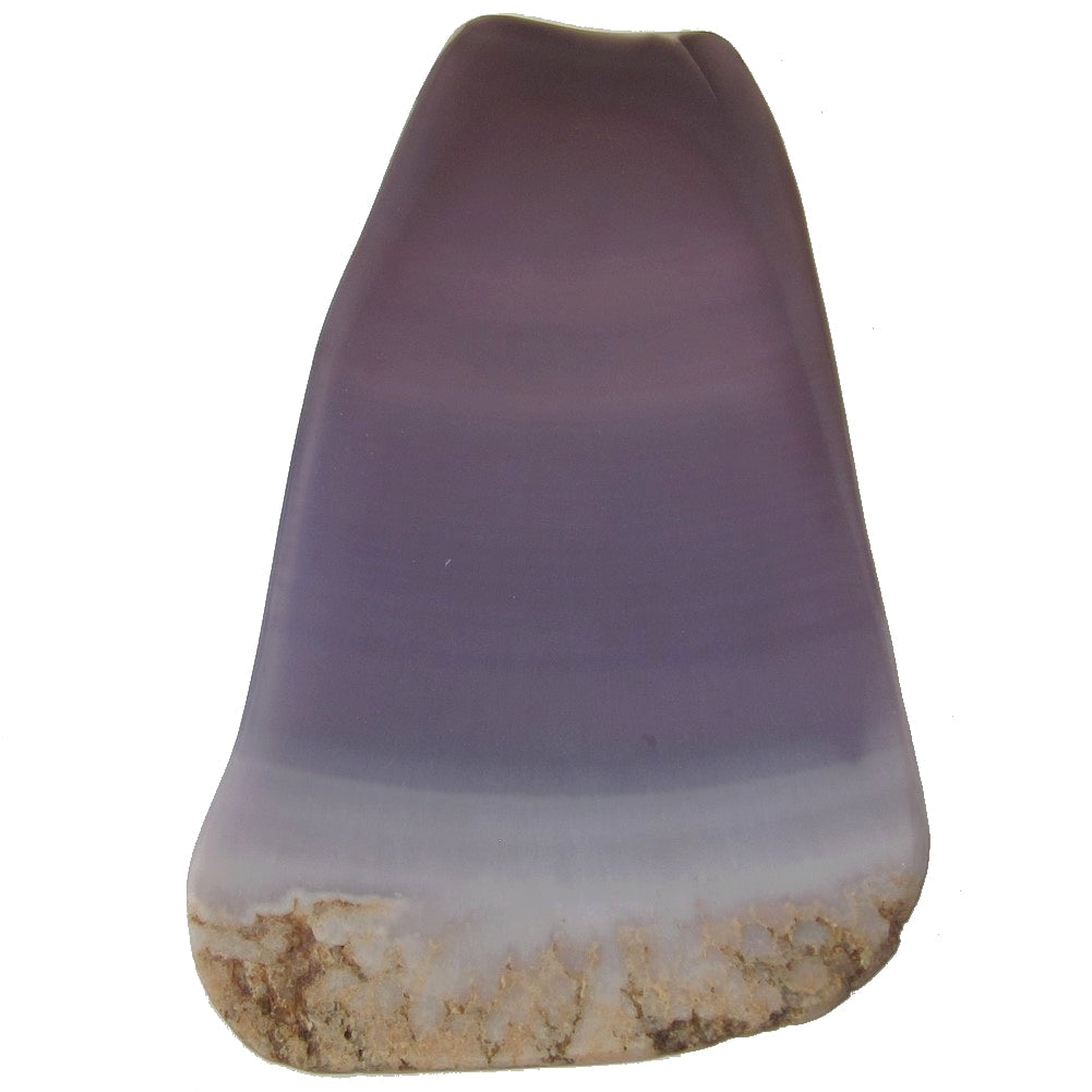 Plaque de rechargement en fluorite polie violette – Pierre de cristal magnifique