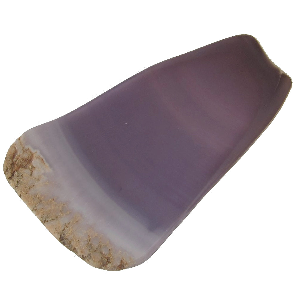 Plaque de rechargement en fluorite polie violette – Pierre de cristal magnifique