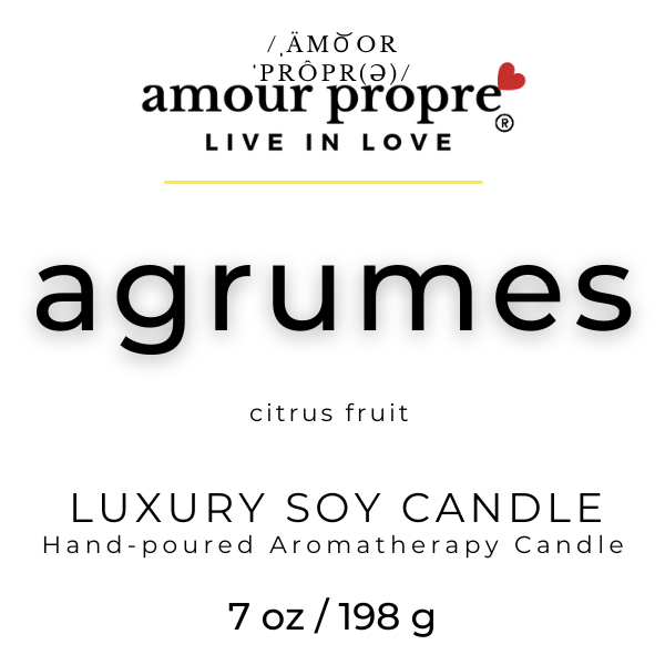 Amour Propre® LUX COLLECTION - Zitrus-Rosmarin Handseife, Handlotion, Sojakerze