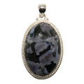 Gabbro Pendant Wicked Witch Mystic Merlinite Gem Sterling Silver