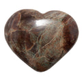 Cœur grenat rouge vert gui bisous amour cristal