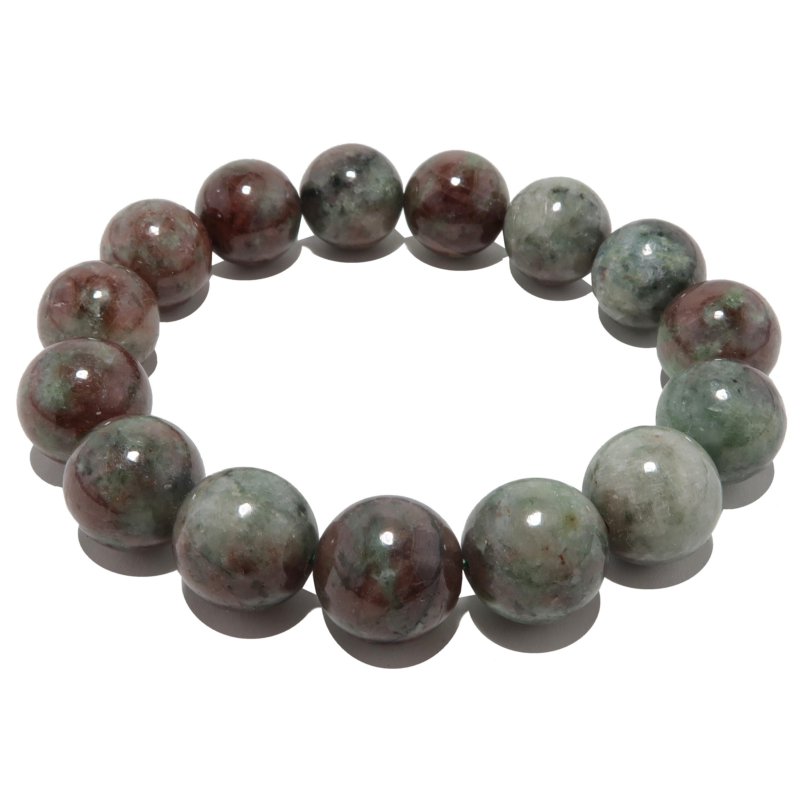 Bracelet Grenat Rare Rouge Vert Gemmes de Kachgar Secret de la Route de la Soie