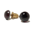 Garnet Earrings Radiant Soul Red Gemstone Studs