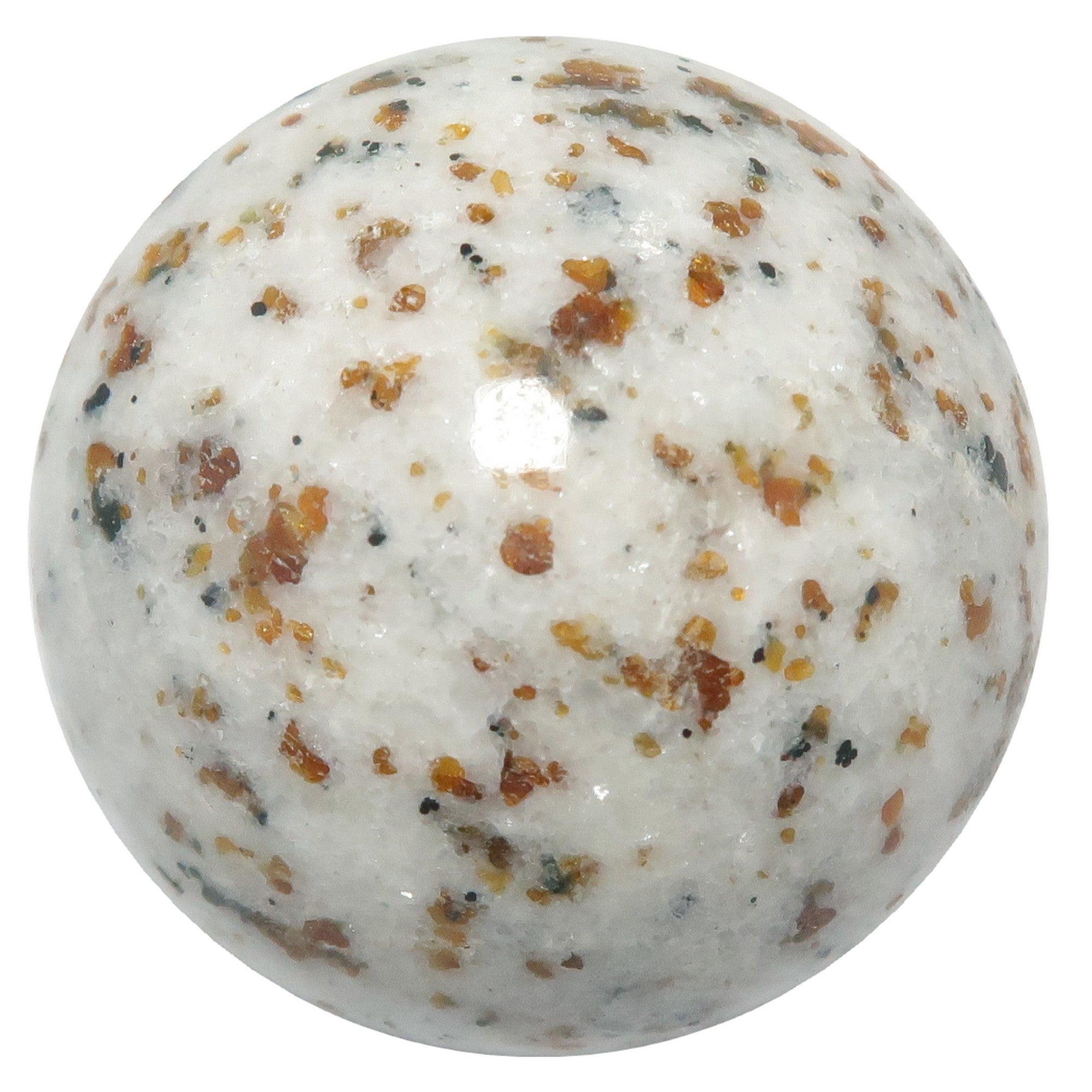 Granat Kugel Spessartin Orange Freude Kristallkugel