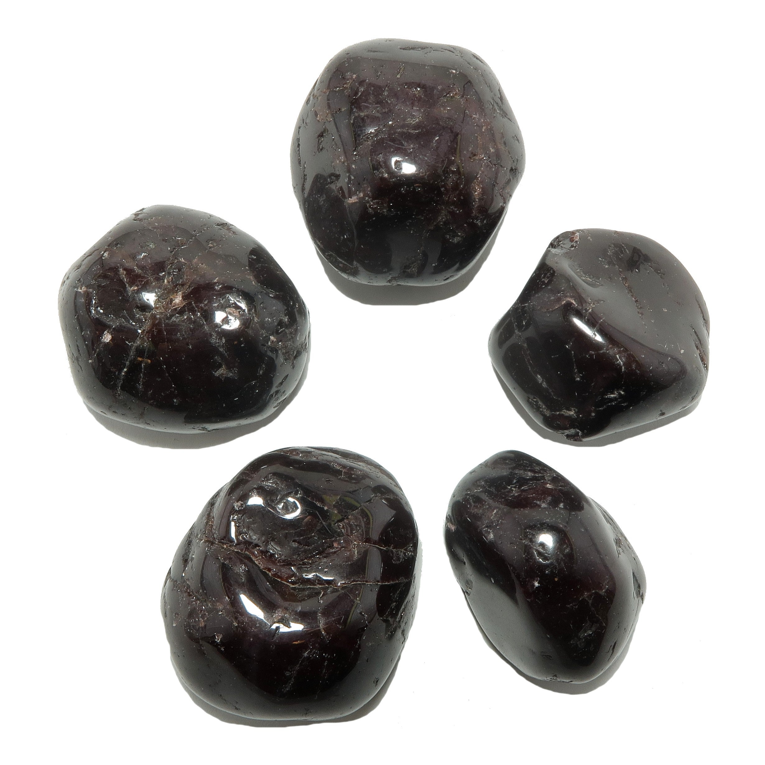 Garnet Tumbled Stone Deep Red Crystal