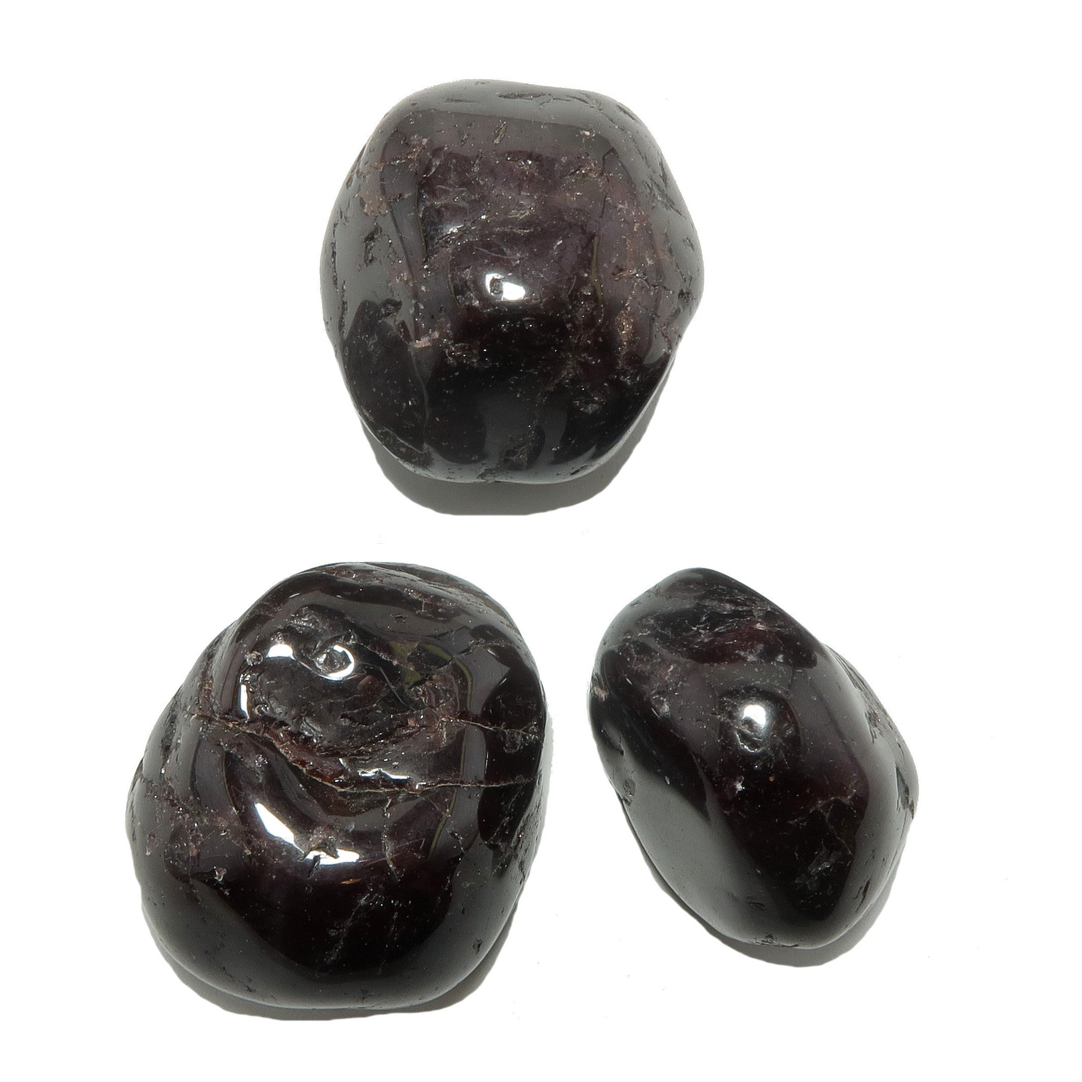 Garnet Tumbled Stone Deep Red Crystal