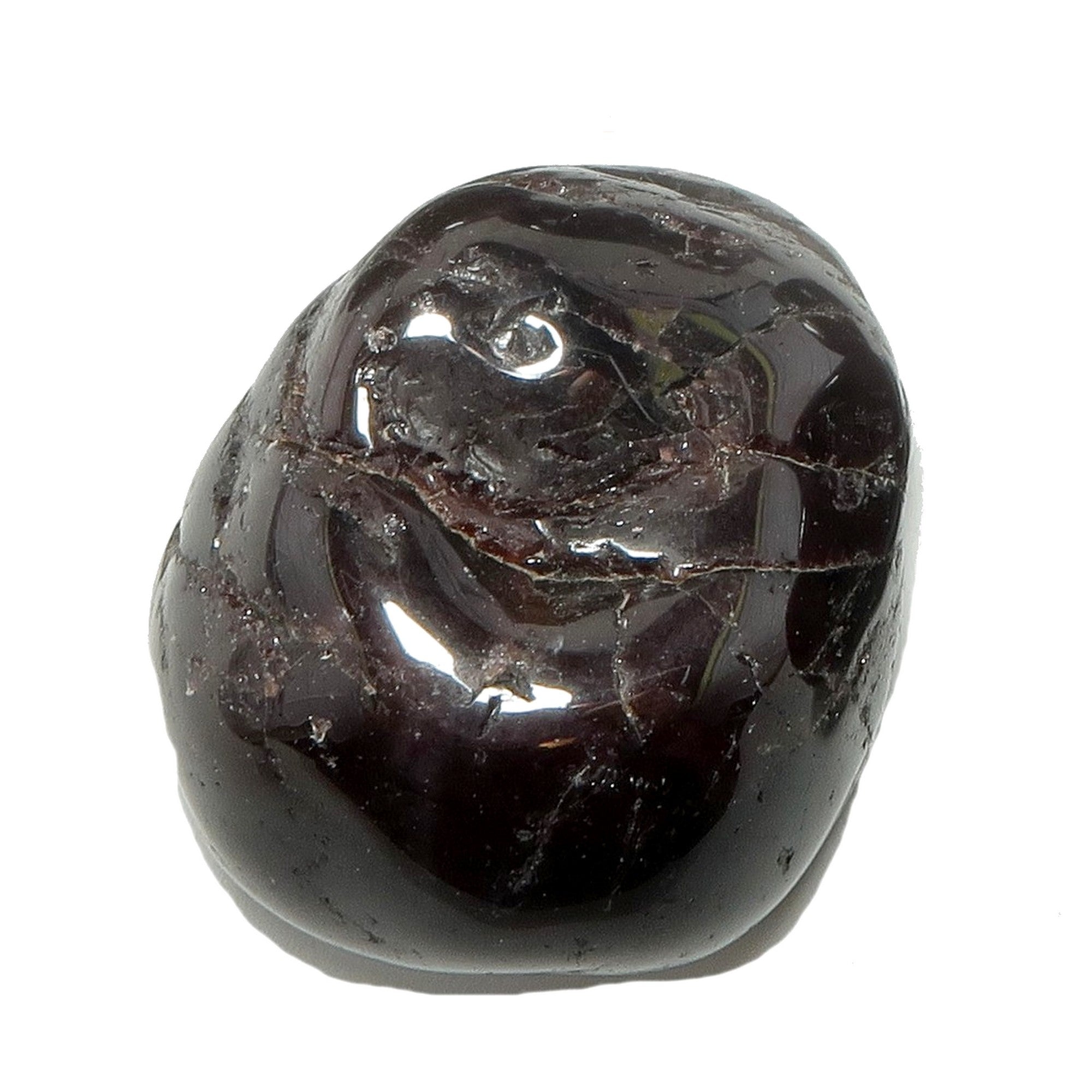Garnet Tumbled Stone Deep Red Crystal