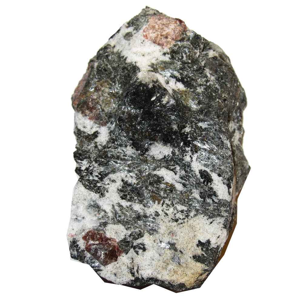 Granat Rot Almandin Schwarz Biotit Cluster Rohstein Holistisch