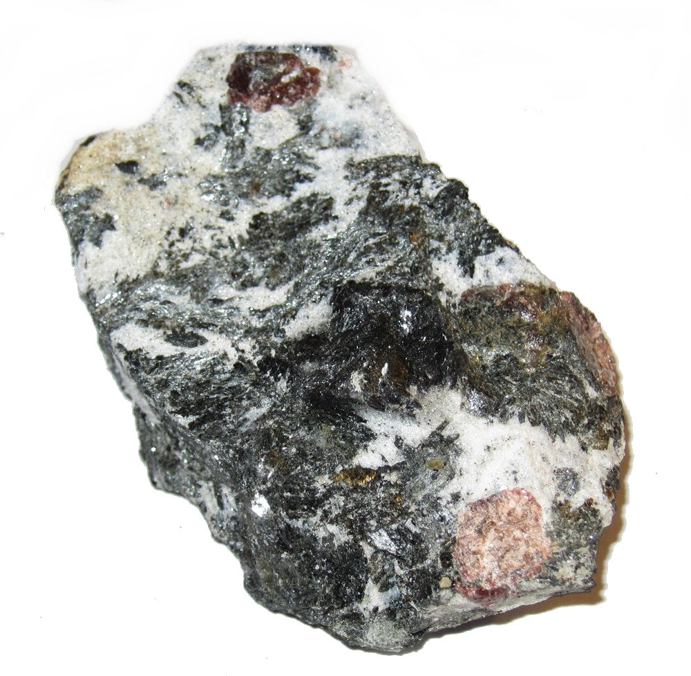 Granat Rot Almandin Schwarz Biotit Cluster Rohstein Holistisch