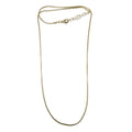 Gold Chain Necklace Everyday Elegance Snake Brass