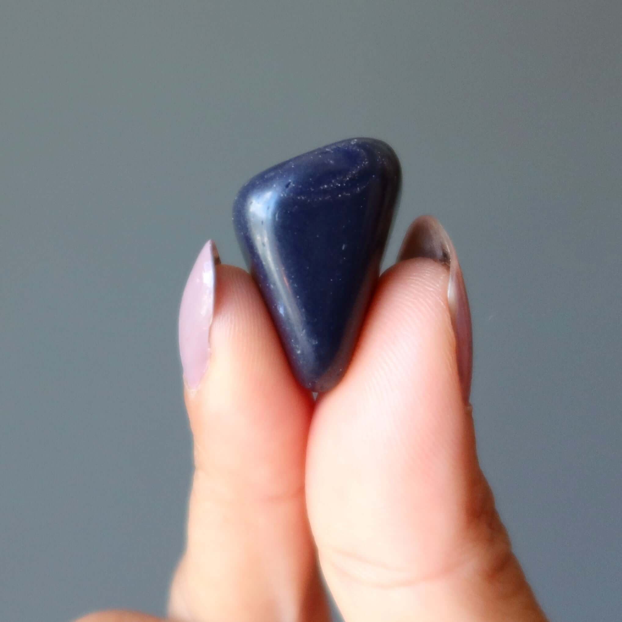 Pierre Roulée Goldstone Pailletée Bleue Cuivre Charmant