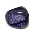 Pierre Roulée Goldstone Pailletée Bleue Cuivre Charmant