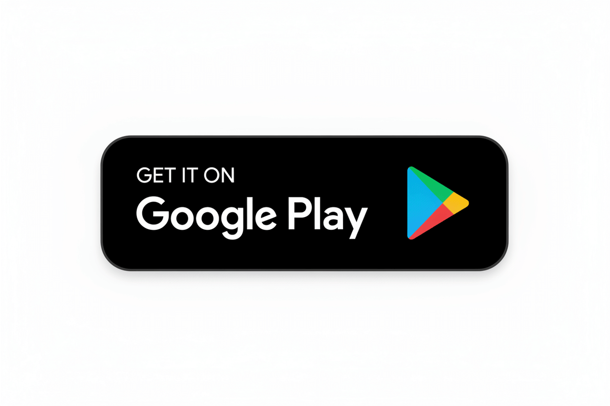 Google Play Badge Deep Black