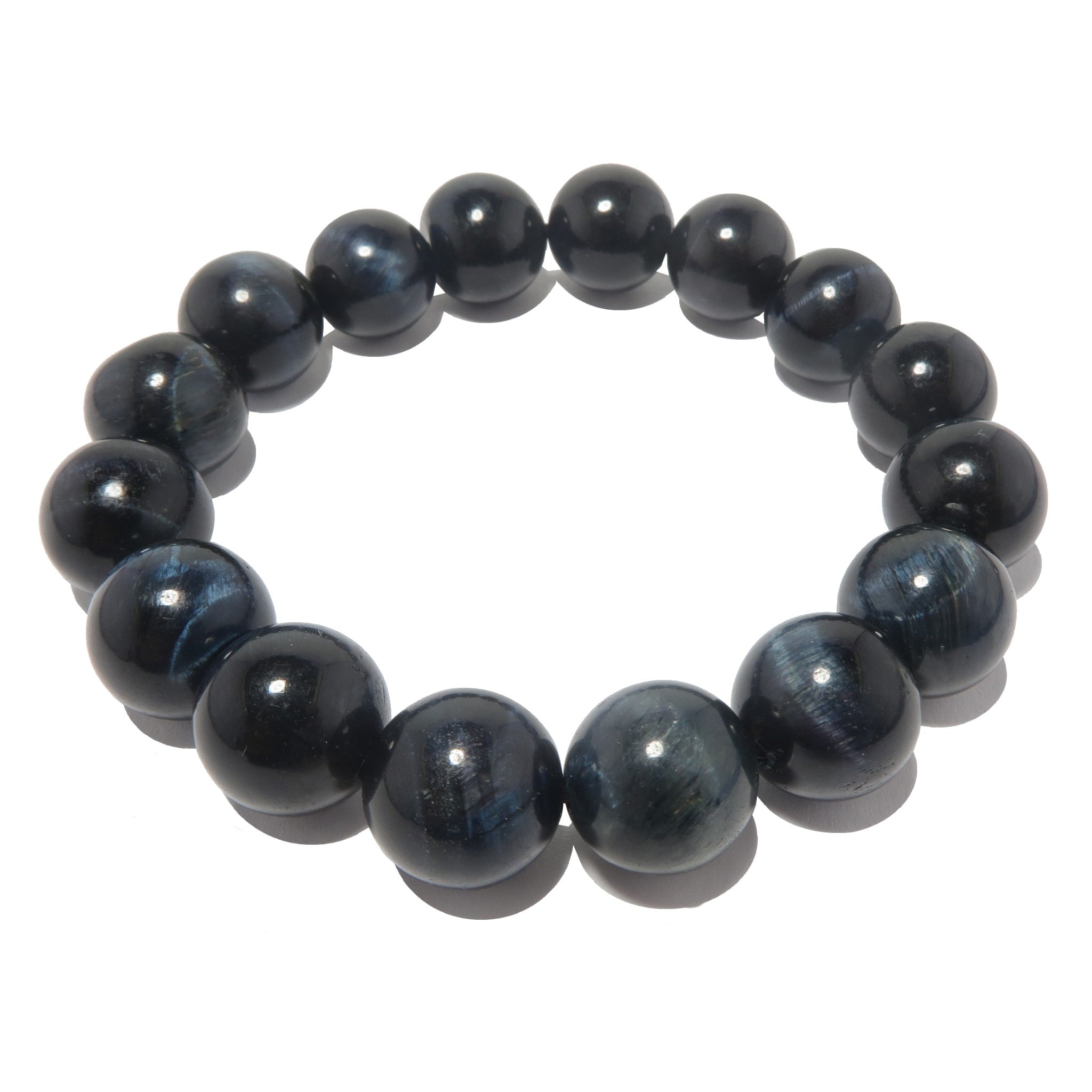 Hawks Eye Armband Blauer Tigerglanz Scharfgeist-Stein