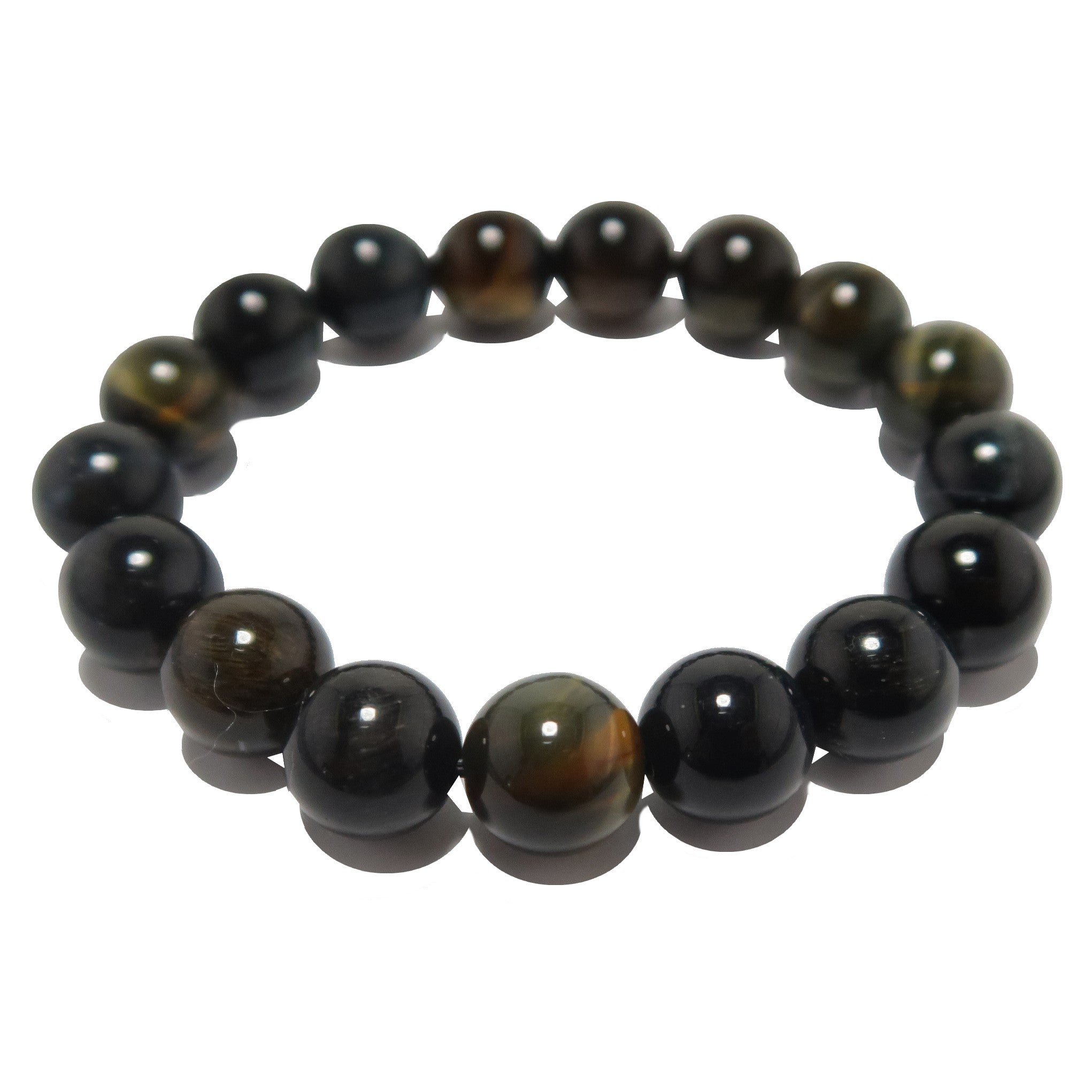 Hawks Eye Armband Blauer Tigerglanz Scharfgeist-Stein