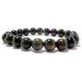Bracelet Œil de Faucon Brillance Bleue Pierre d'Esprit Acéré