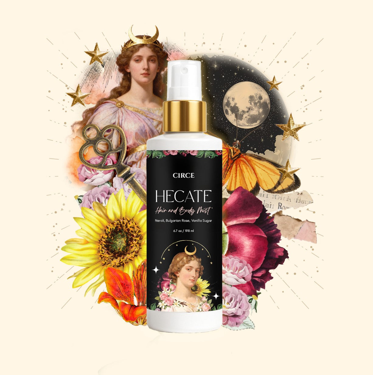 Brume Corps & Cheveux Hecate – Néroli, Rose Bulgare & Sucre Vanillé | 198 ml