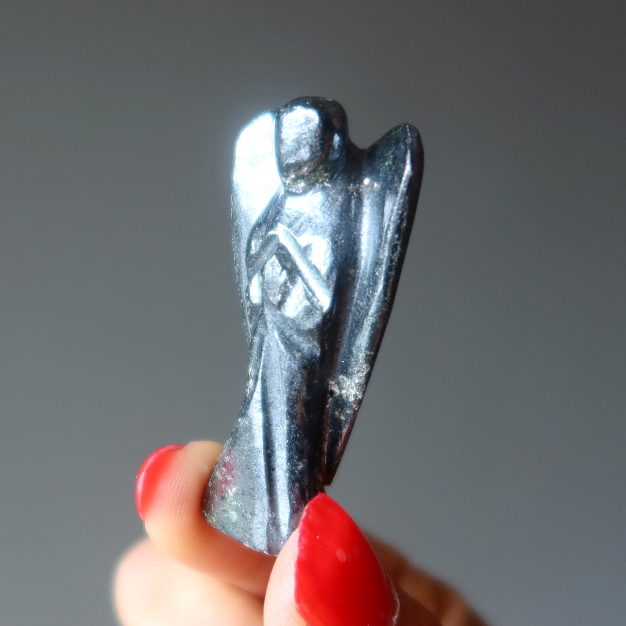Hematite Angel Guardian On the Go Protection