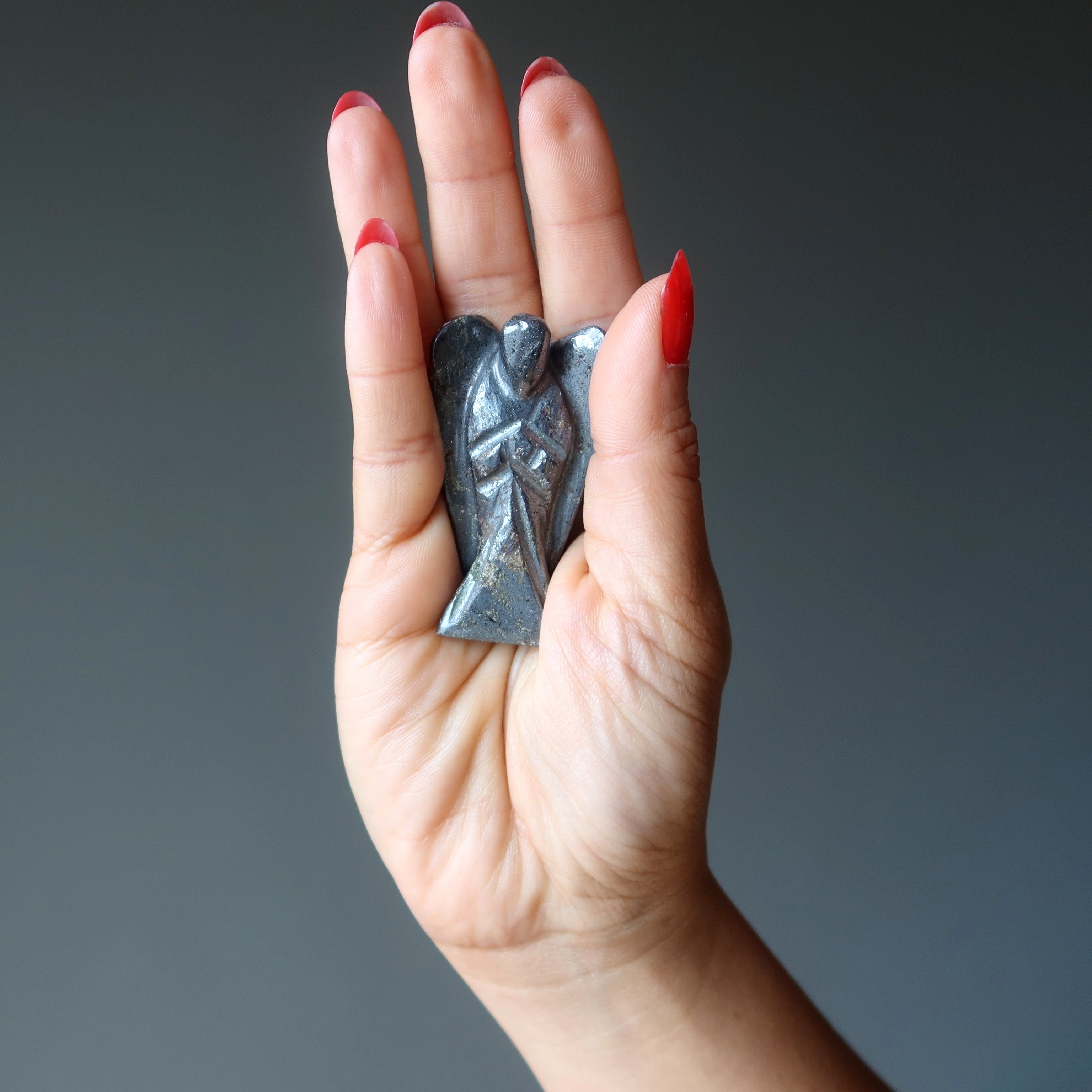Hematite Angel Guardian On the Go Protection