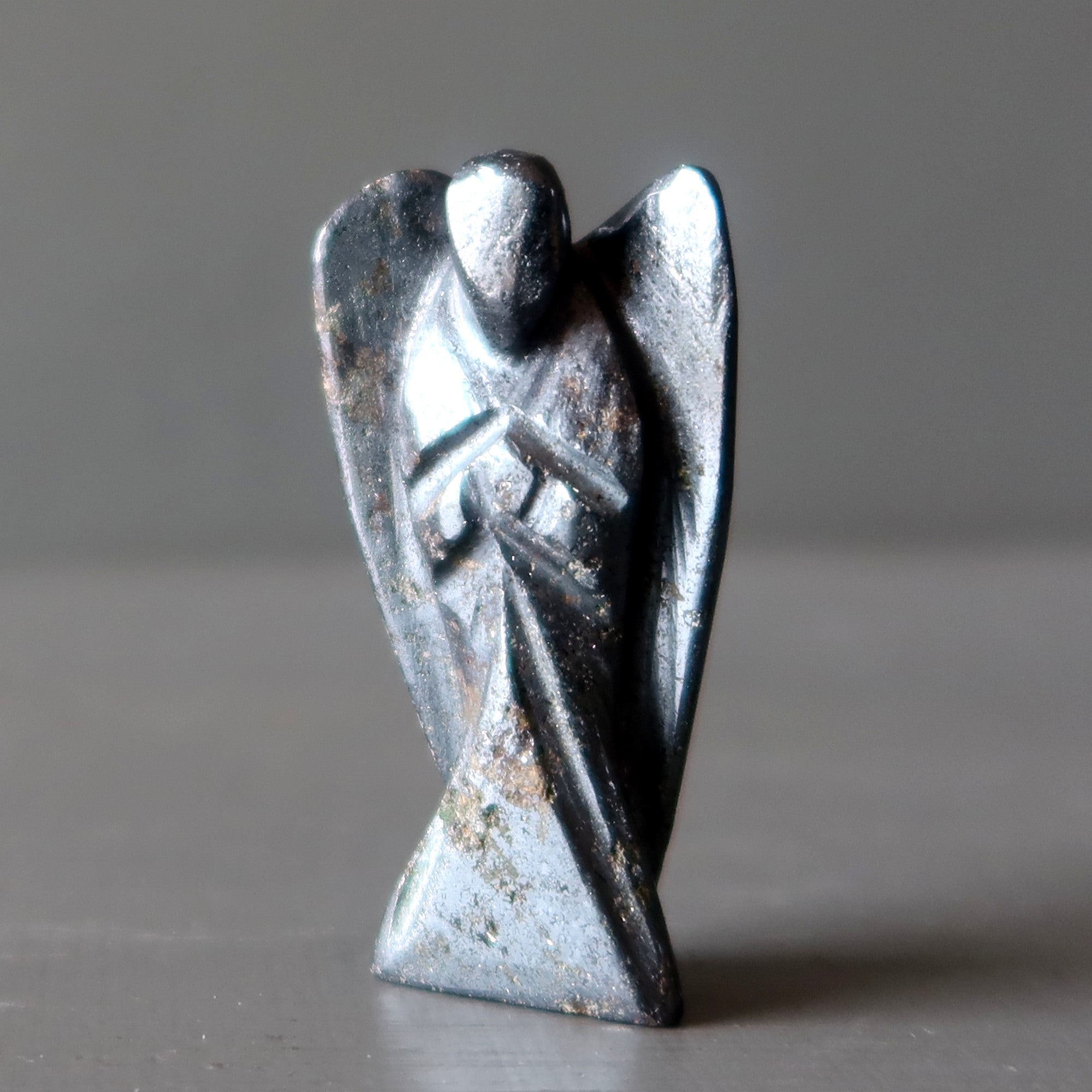 Hematite Angel Guardian On the Go Protection