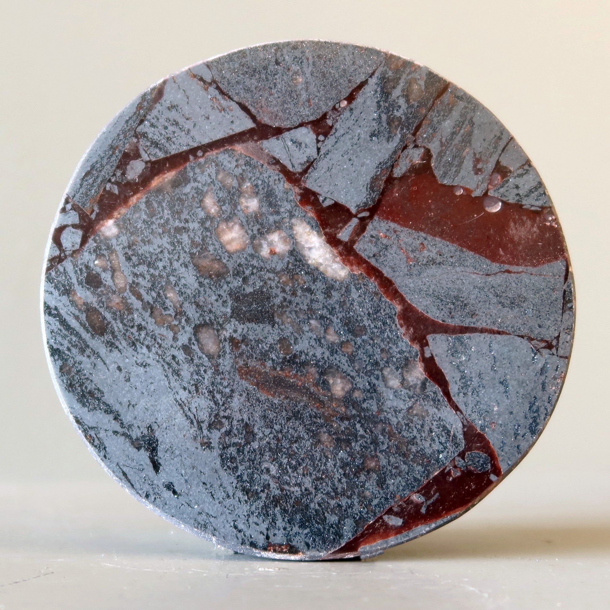 Plaque de protection Cercle de positivité en hématite