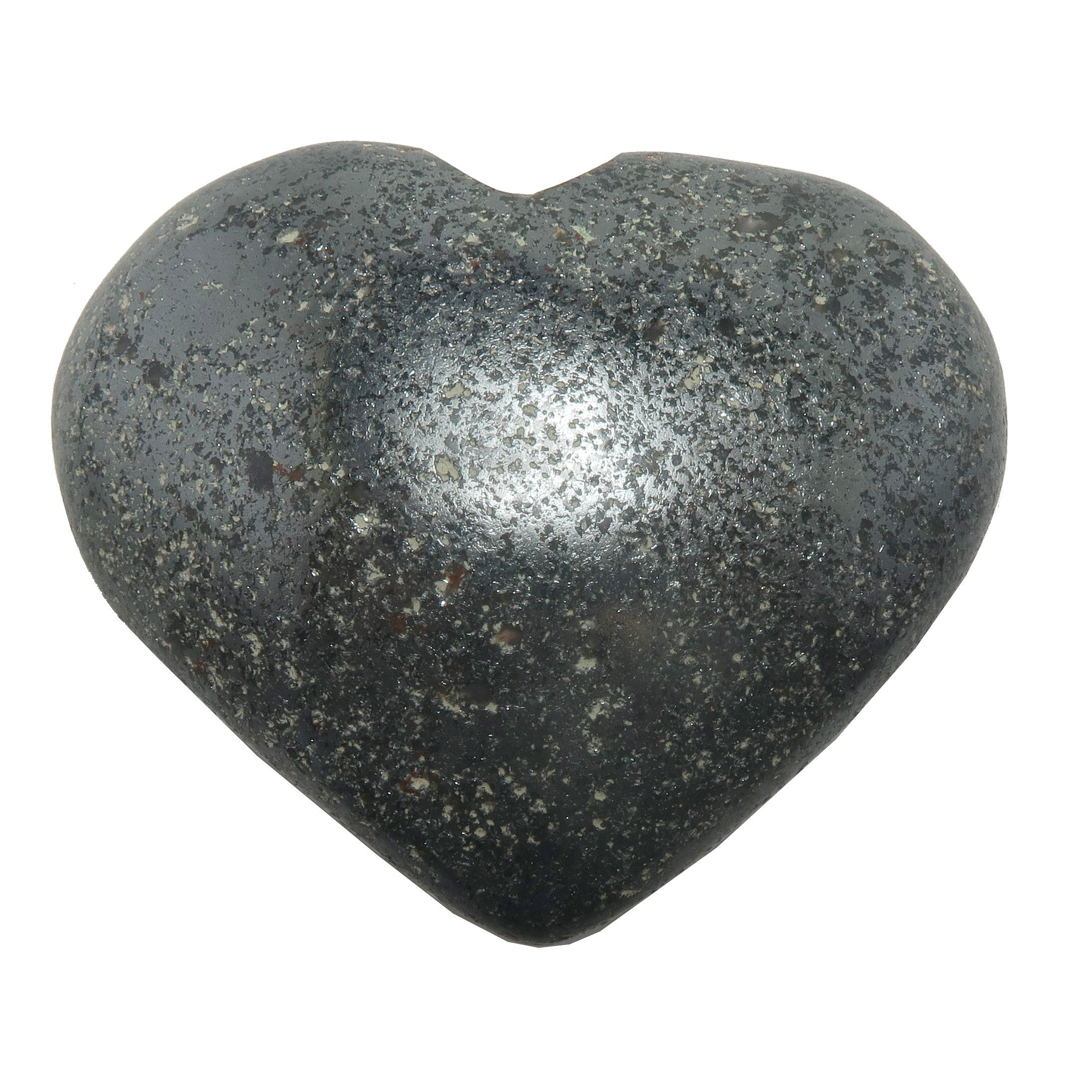 Hematite Heart Strong Relationship Crystal