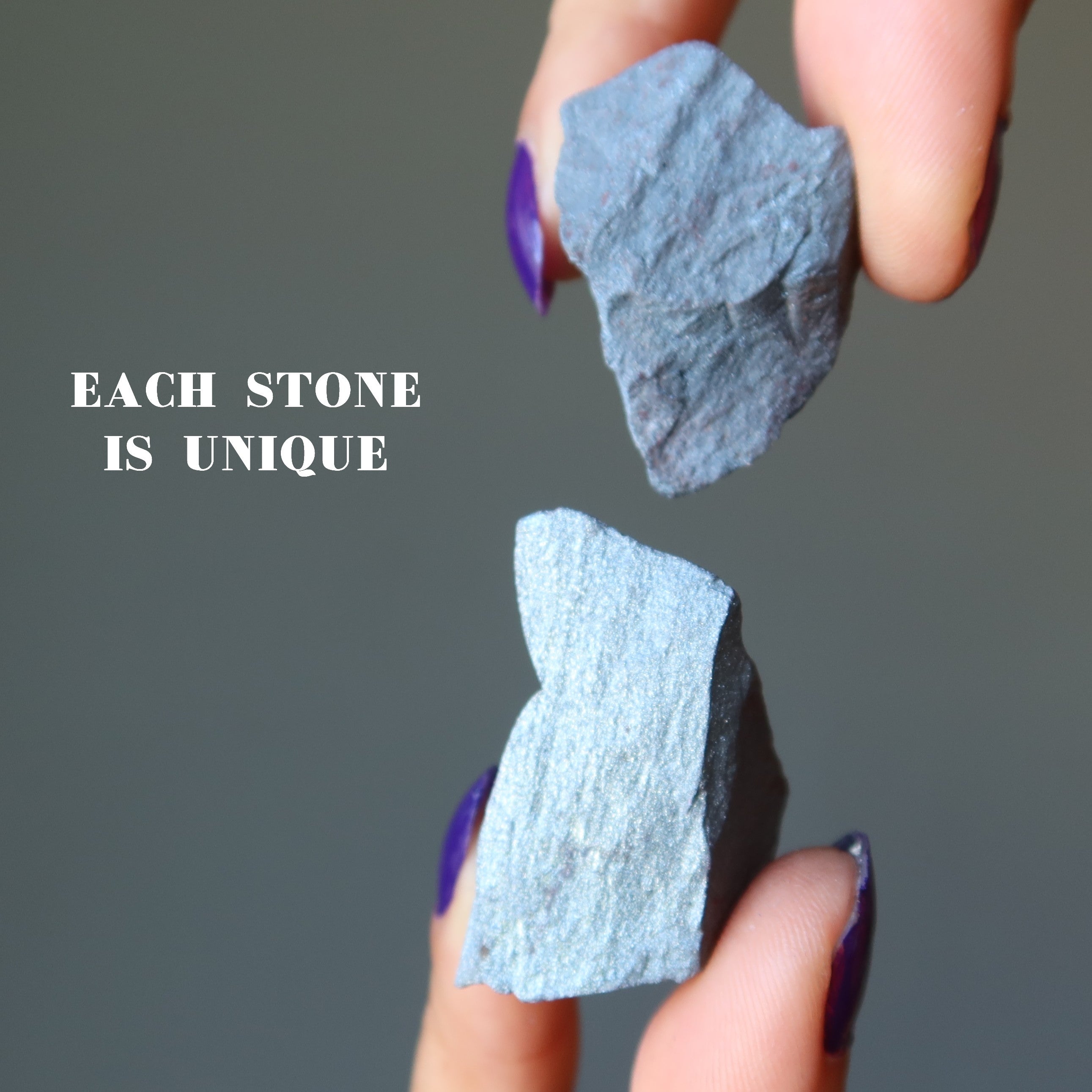 Hematite Raw Crystal Set Silver Superpower Stones