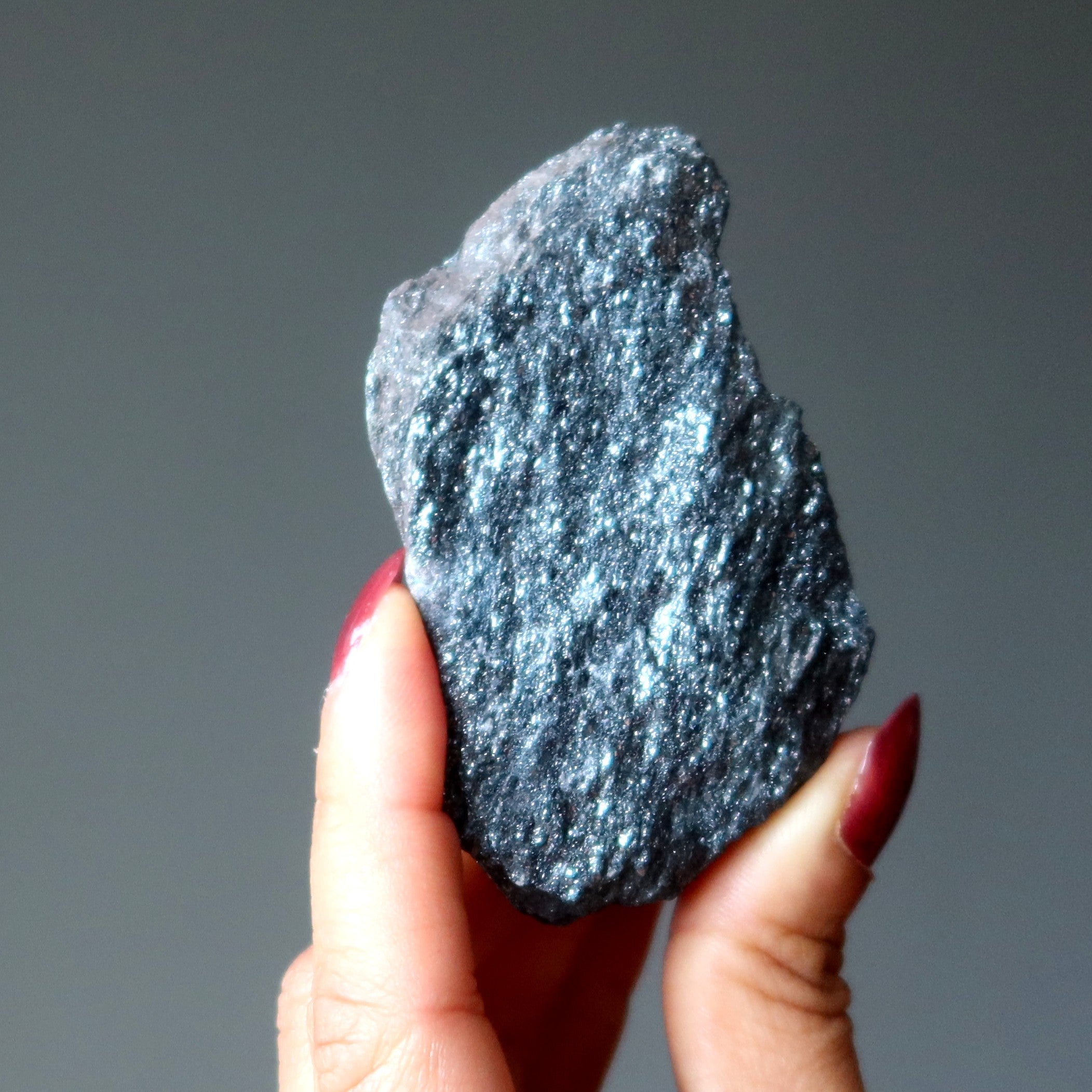Hématite Pierre brute spéculaire chatoyante