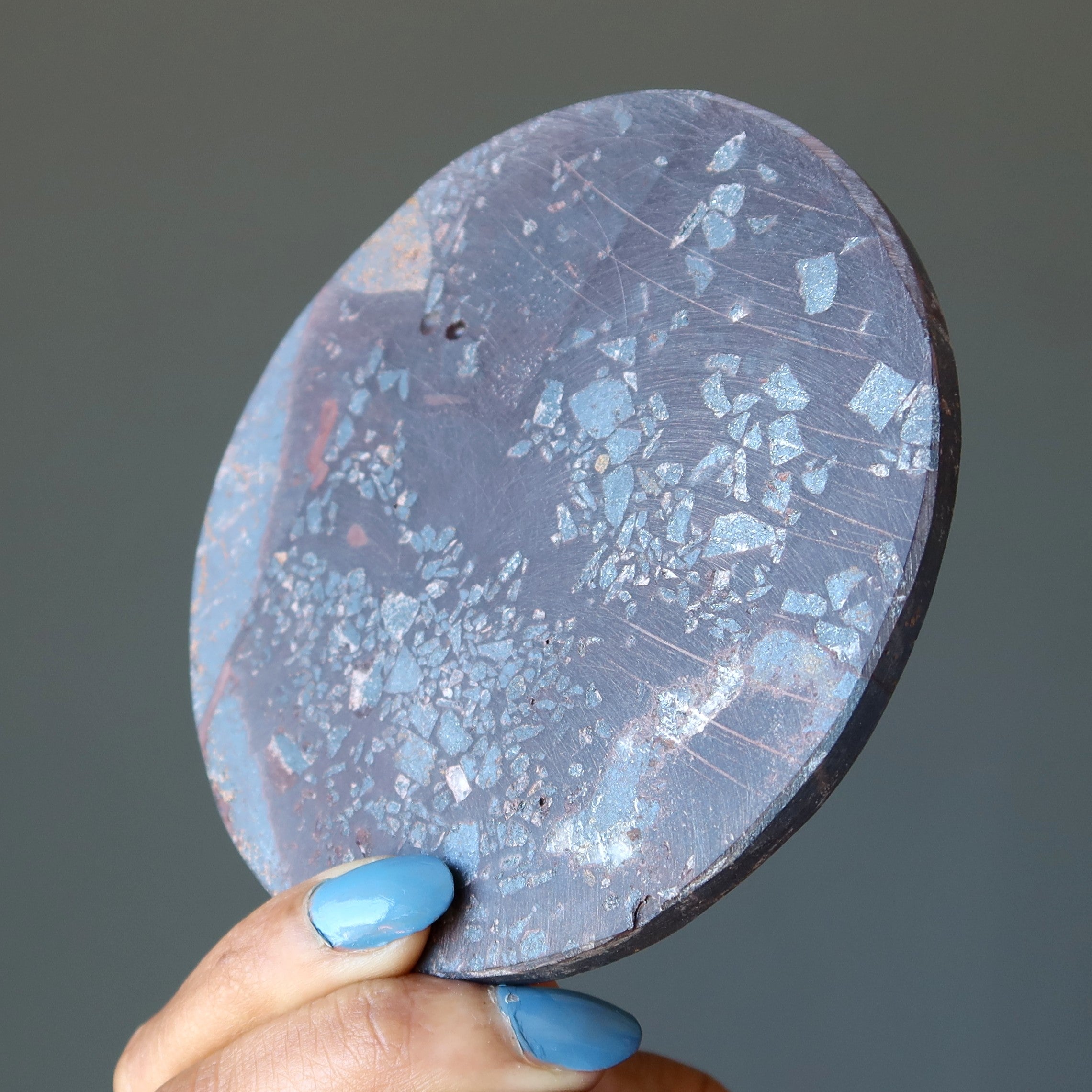 Plaque de protection Cercle de positivité en hématite