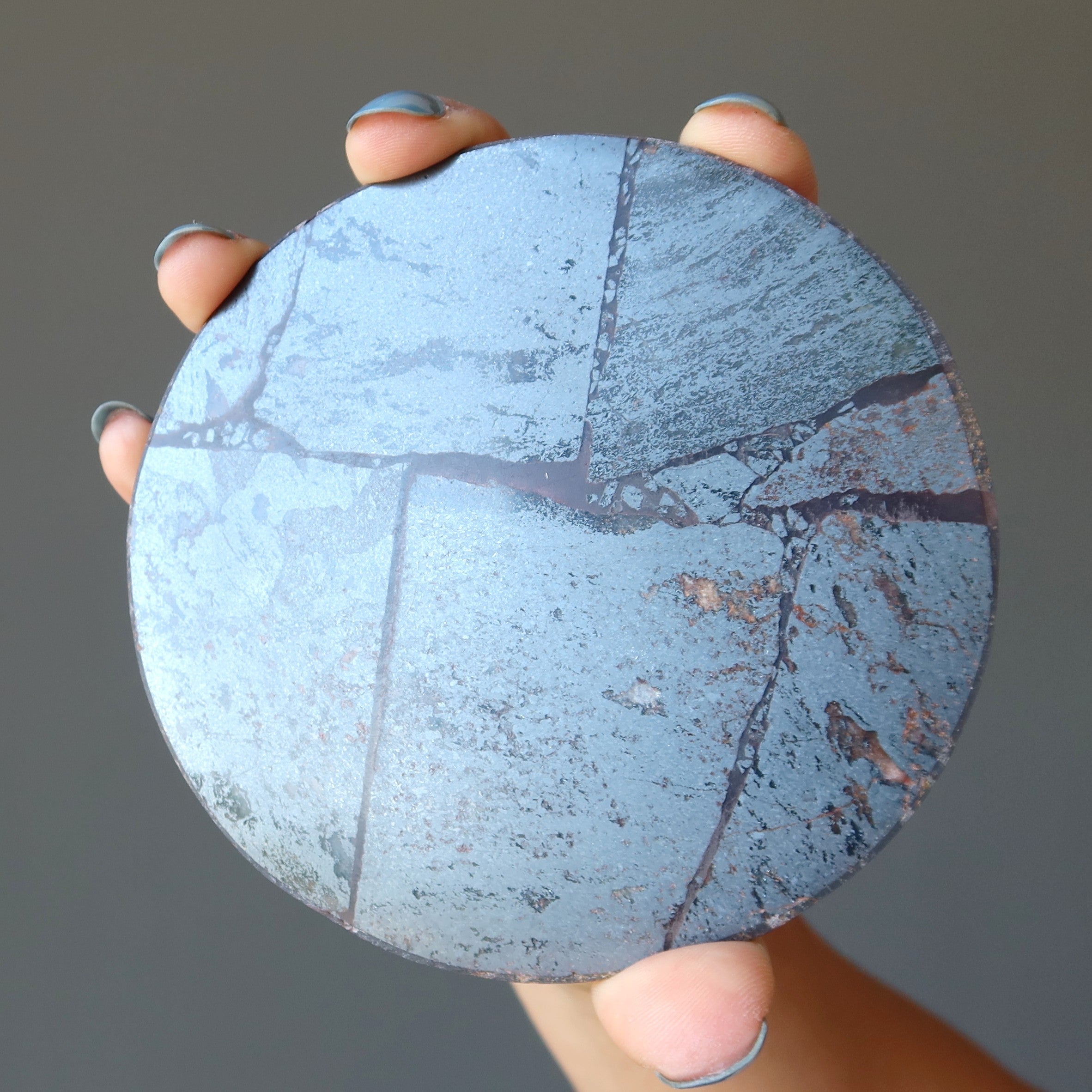 Plaque de protection Cercle de positivité en hématite